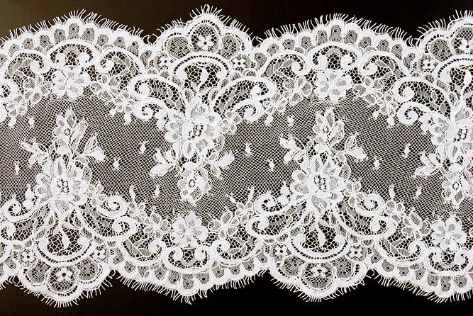 7 1/2" Ivory Alençon Galloon Lace
