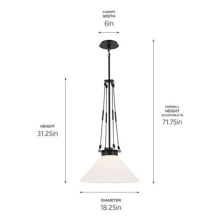 Albers 18.25" 1-Light Pendant