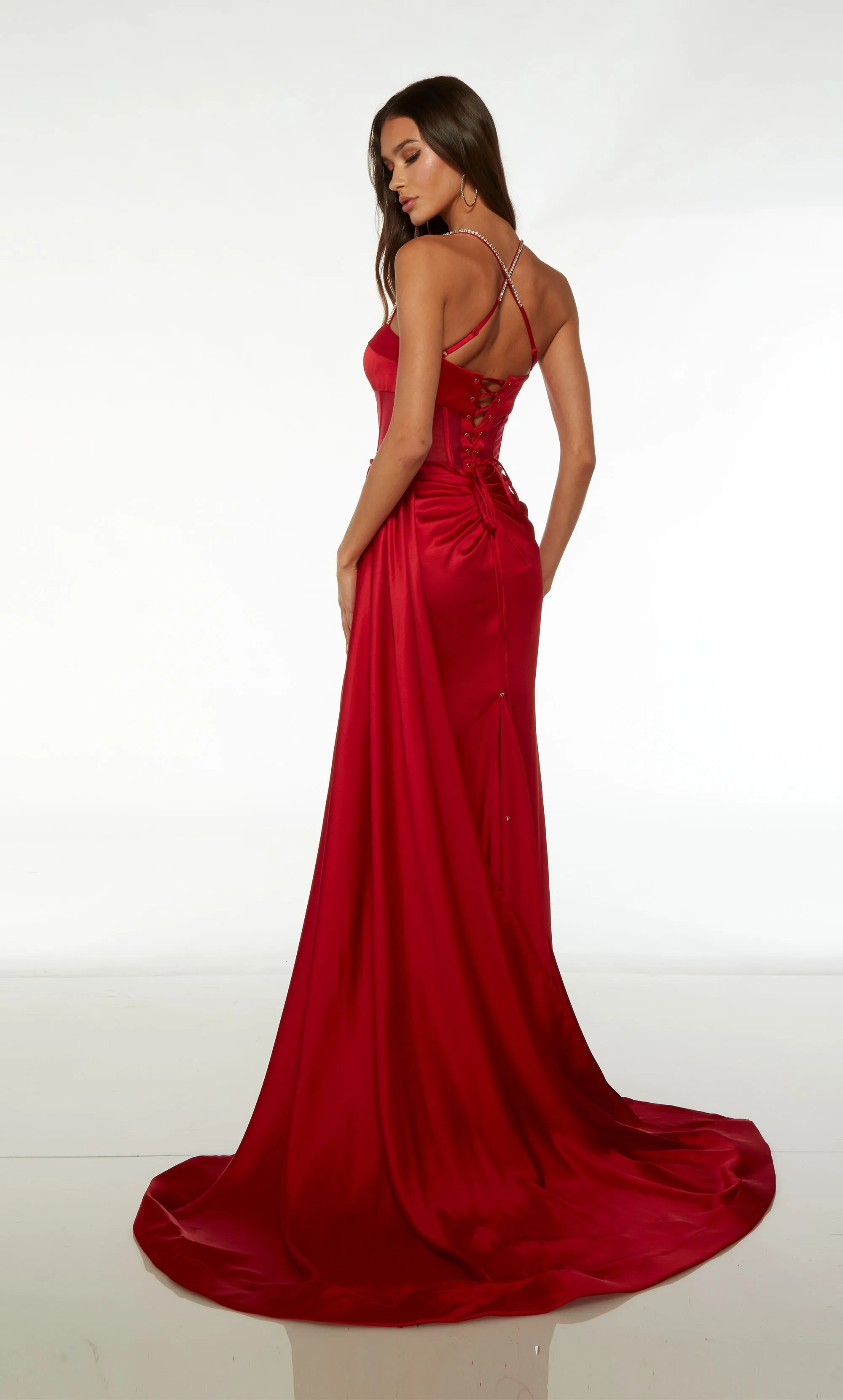 Alyce 61486 Plunging Neckline Long Dress