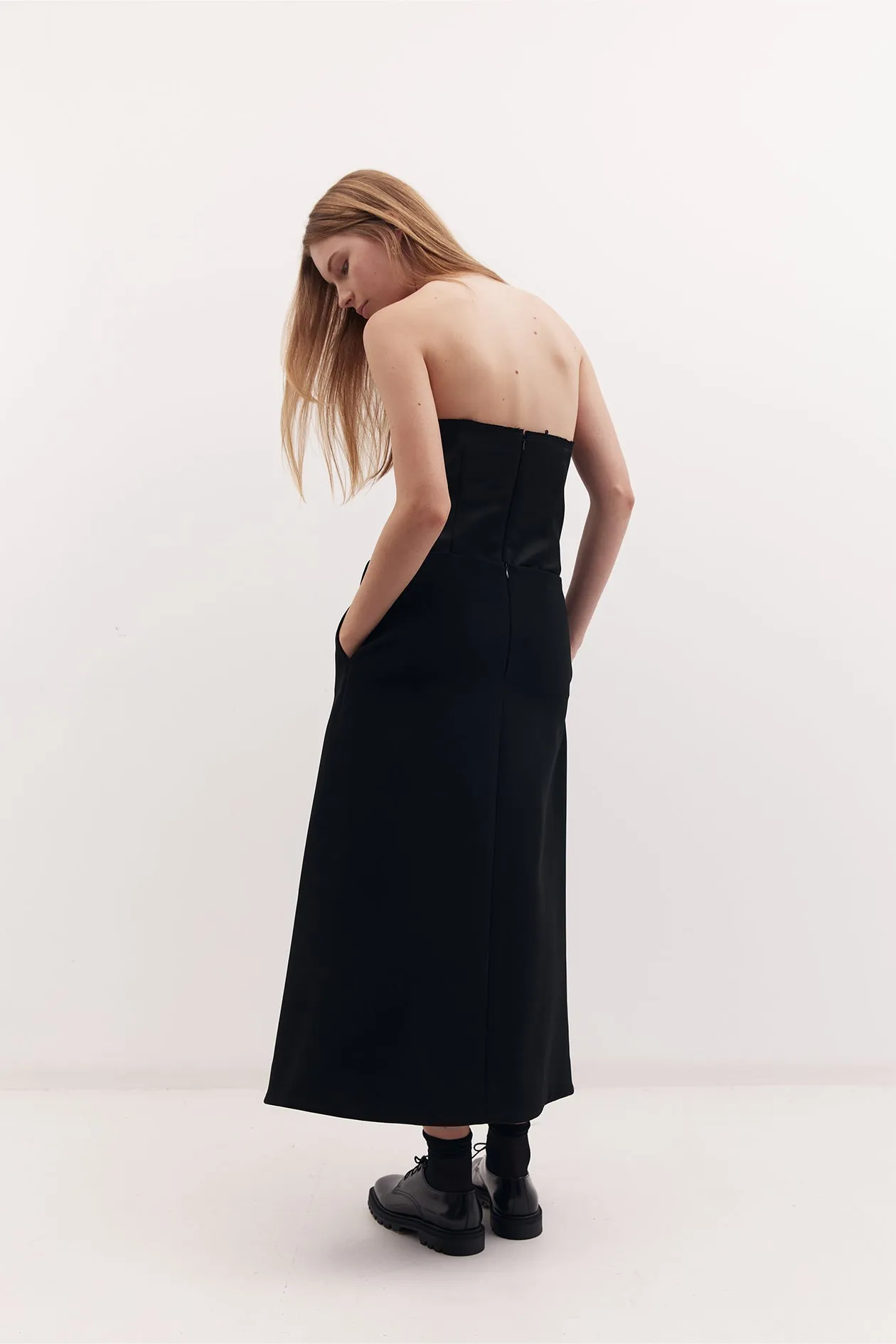 Andree Top Black Satin