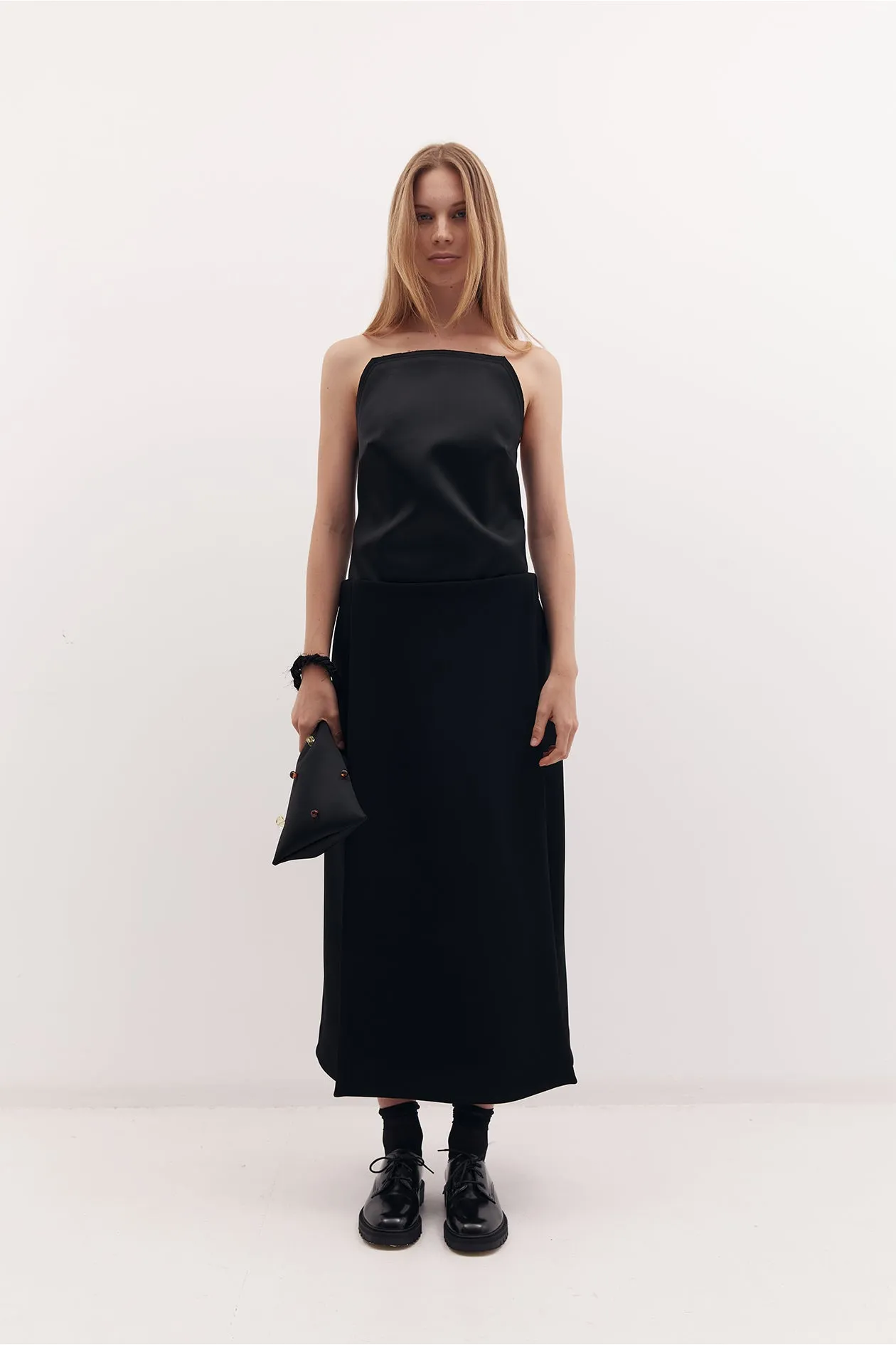 Andree Top Black Satin