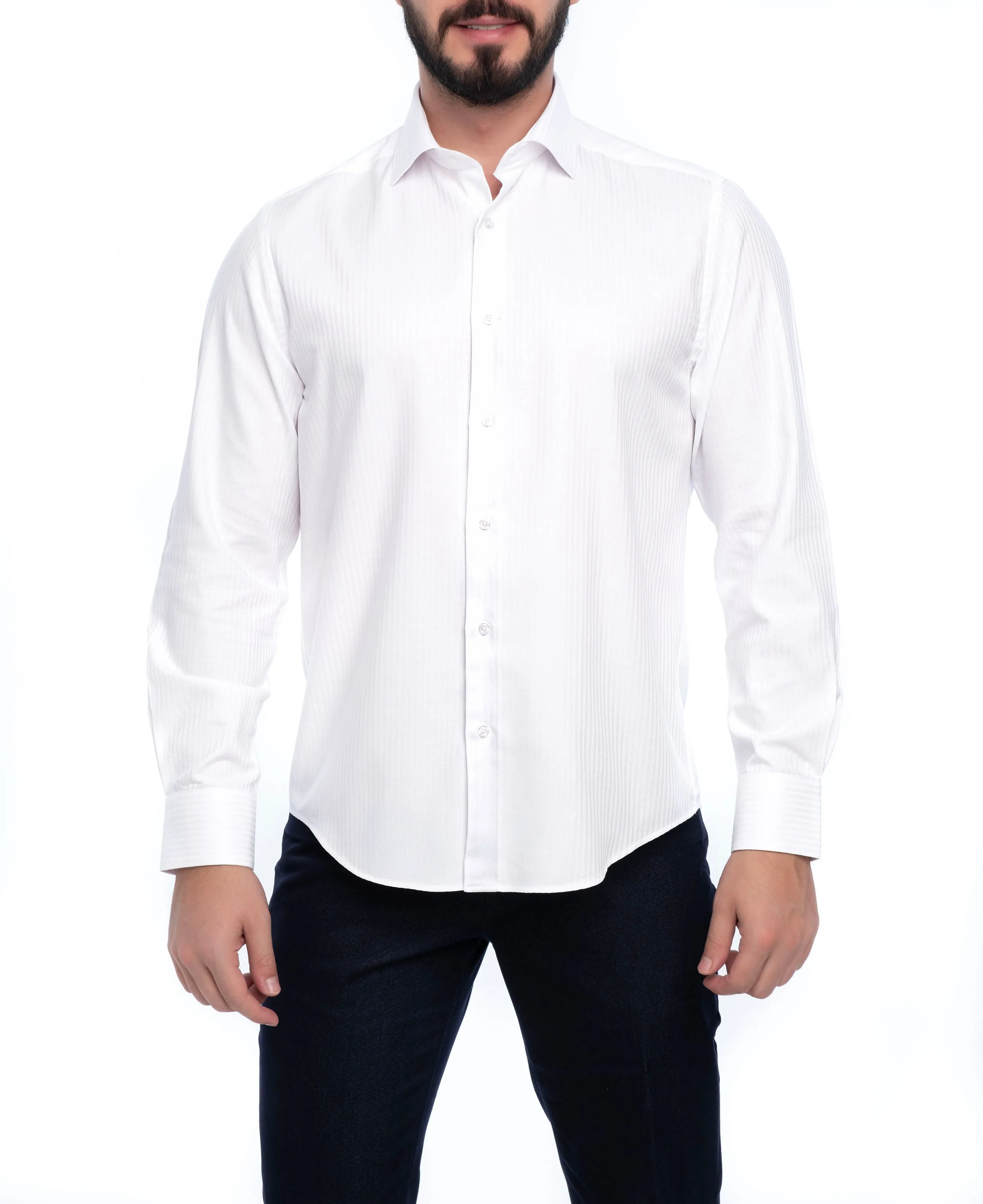 BARTON SLIM FIT COTTON SHIRT