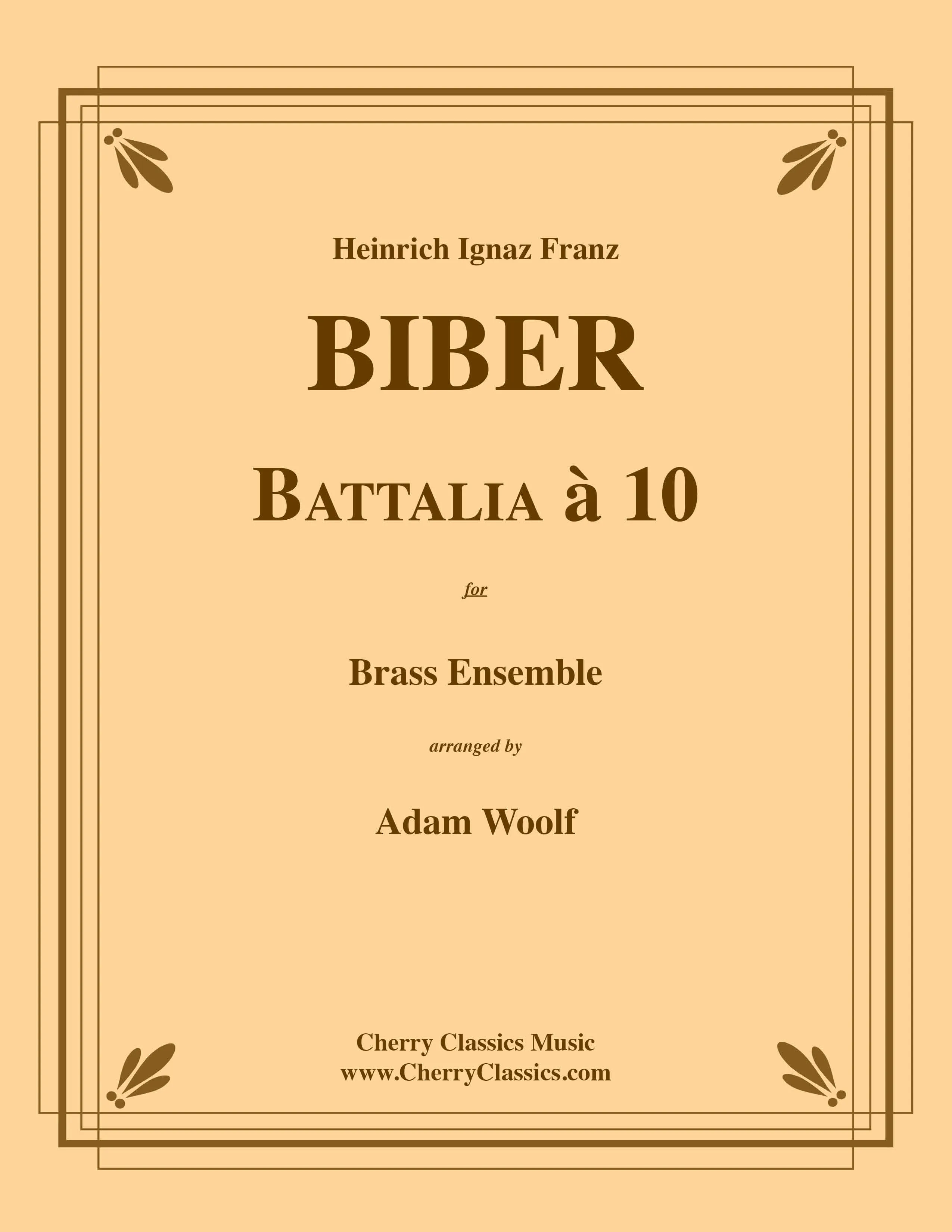 Biber - Battalia á 10 for Brass Ensemble