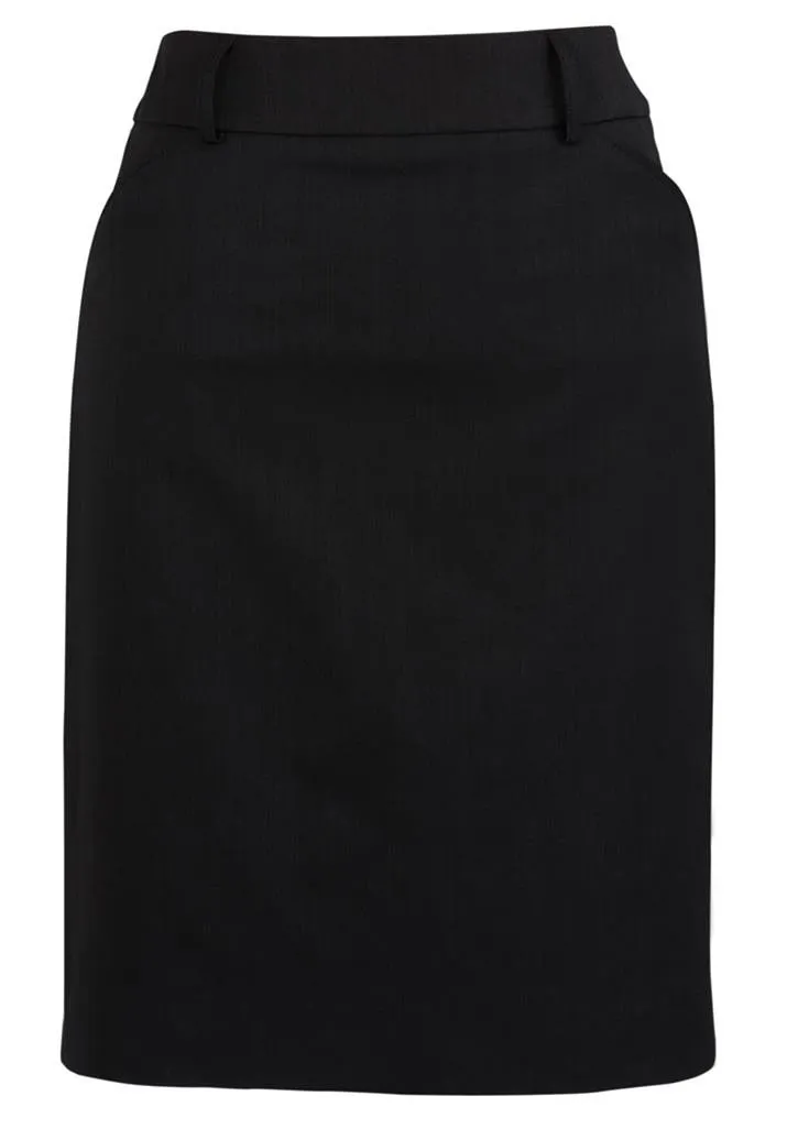 Biz Corporates Womens Cool Stretch Multi-Pleat Skirt (20115)