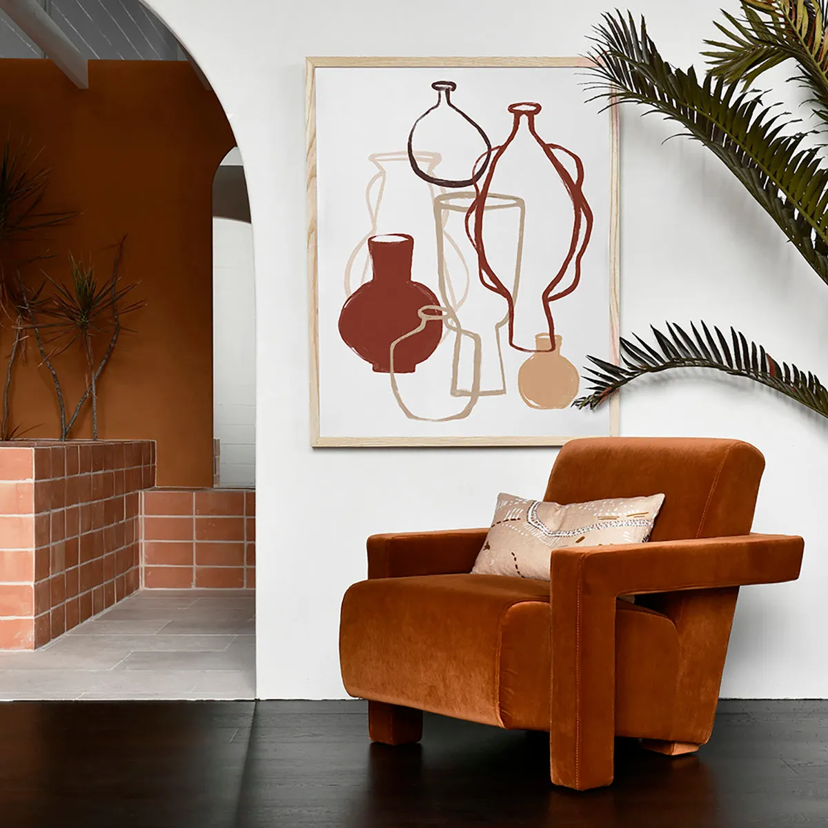 Blaise Velvet Armchair