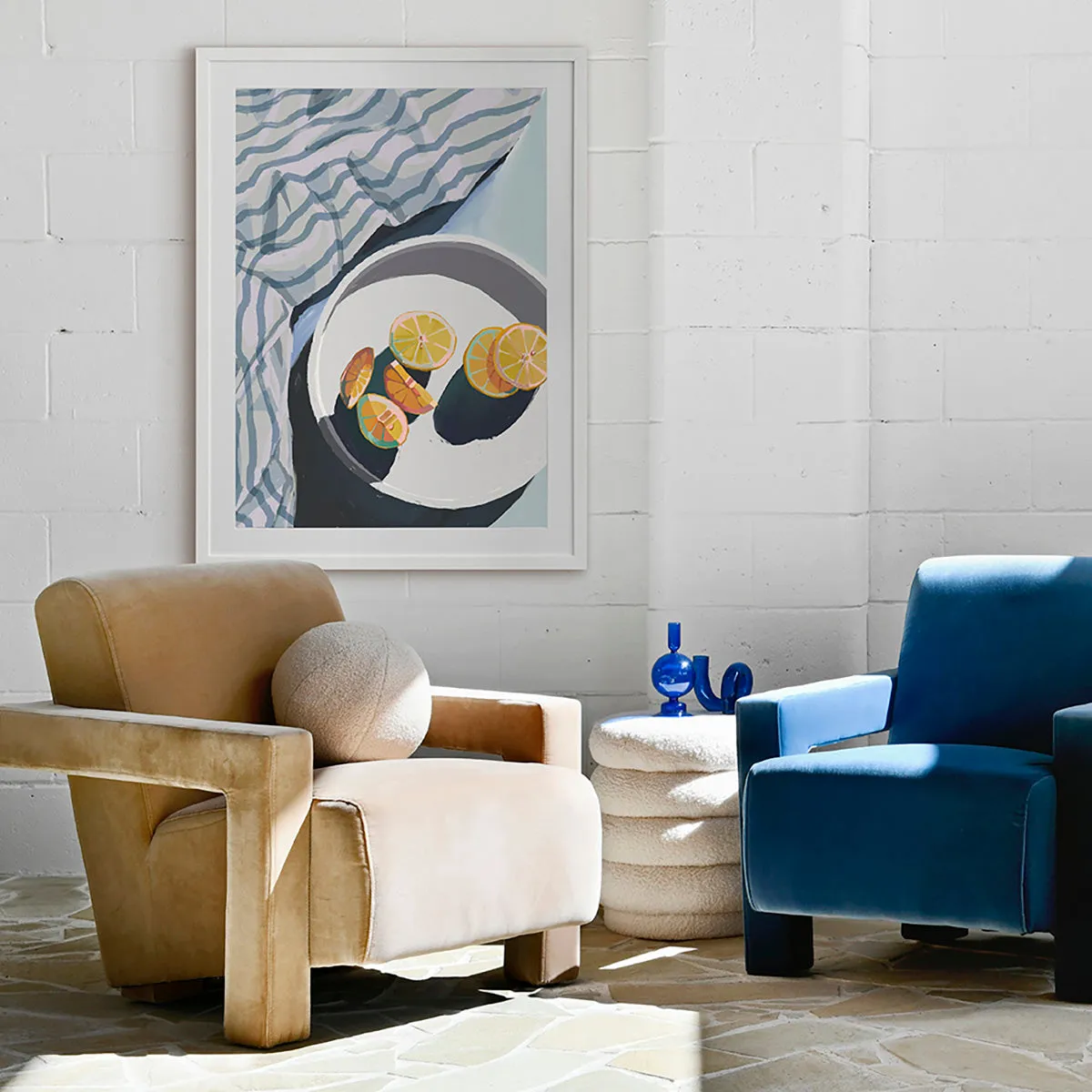 Blaise Velvet Armchair