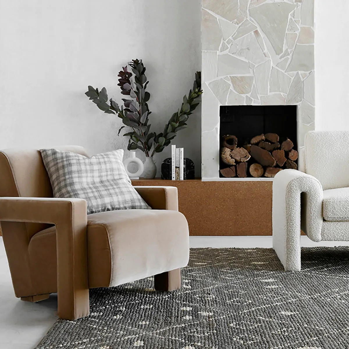 Blaise Velvet Armchair