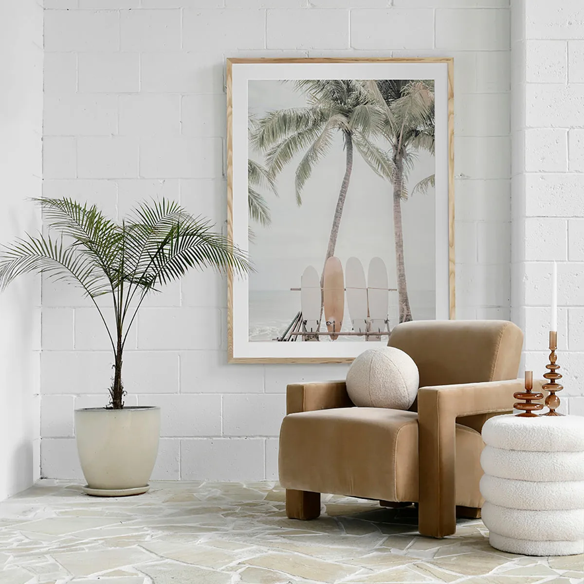 Blaise Velvet Armchair