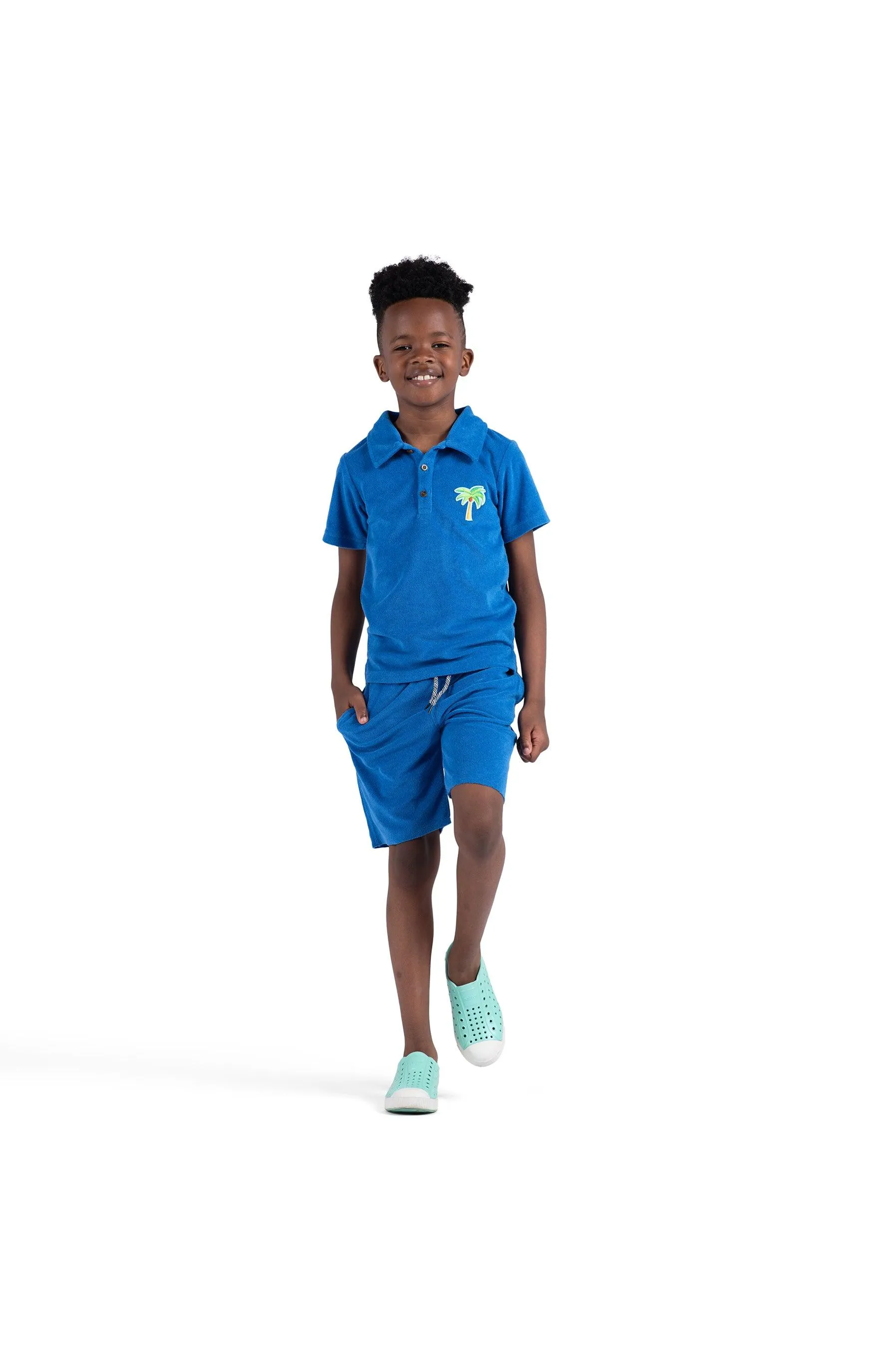 Boys Top | Fairbanks Blue Polo | Appaman