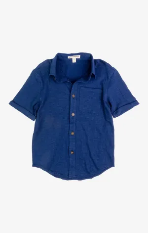 Boys Top | Navy Beach Shirt | Appaman
