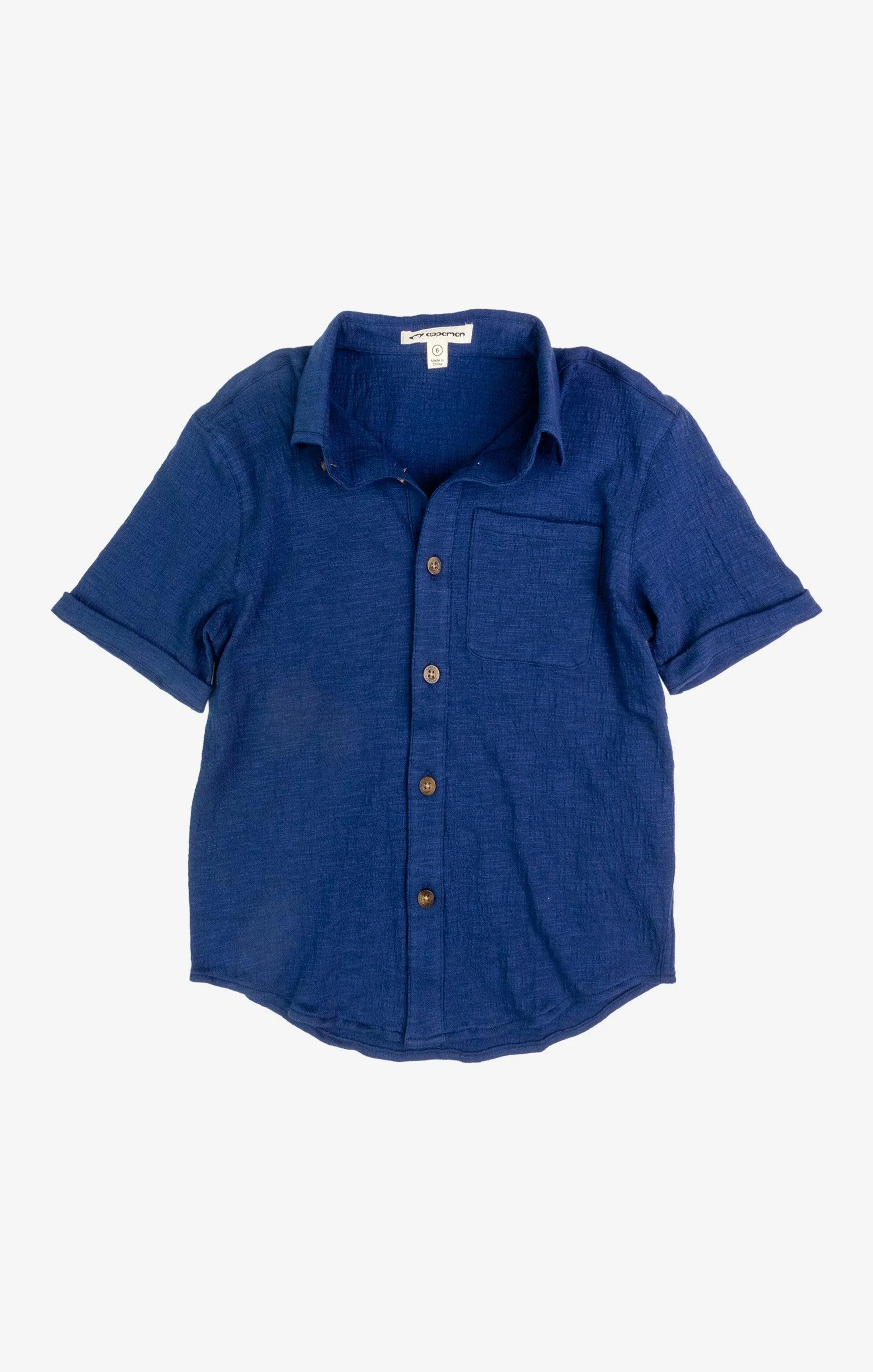 Boys Top | Navy Beach Shirt | Appaman