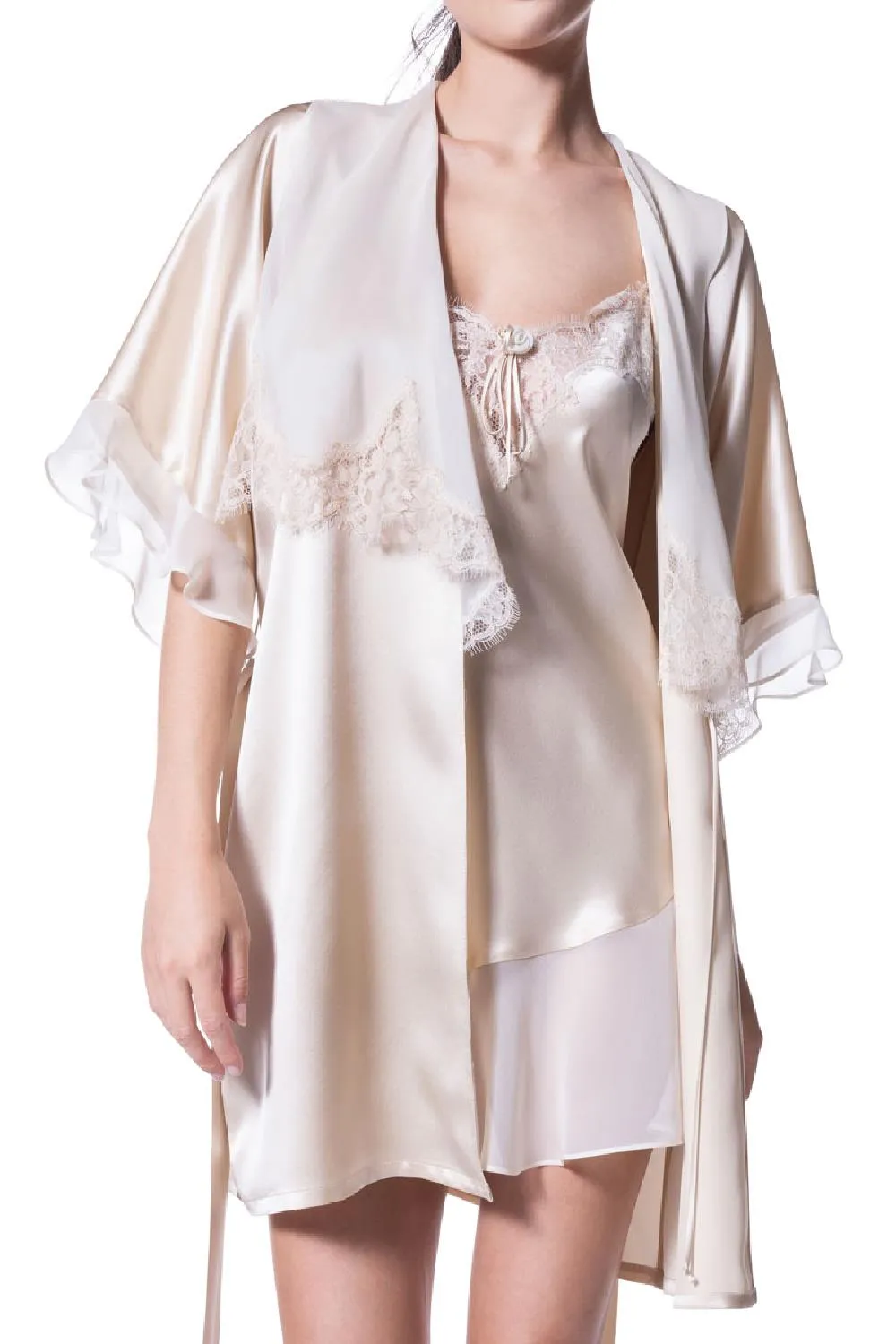 Christine Signature Short Robe, Vintage (SIG4100)
