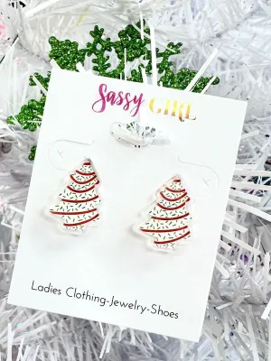 Christmas Tree Earring Studs