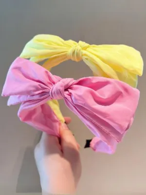 Color My Day Statement Bow Headband