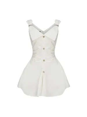Denise Dress (White)
