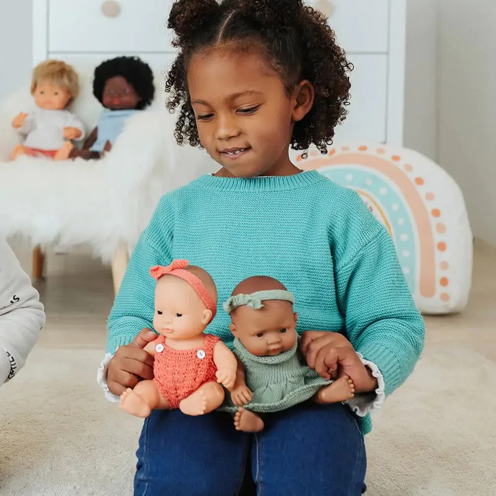 Doll Dress Up Kit -  Rompers & Headband (21cm)