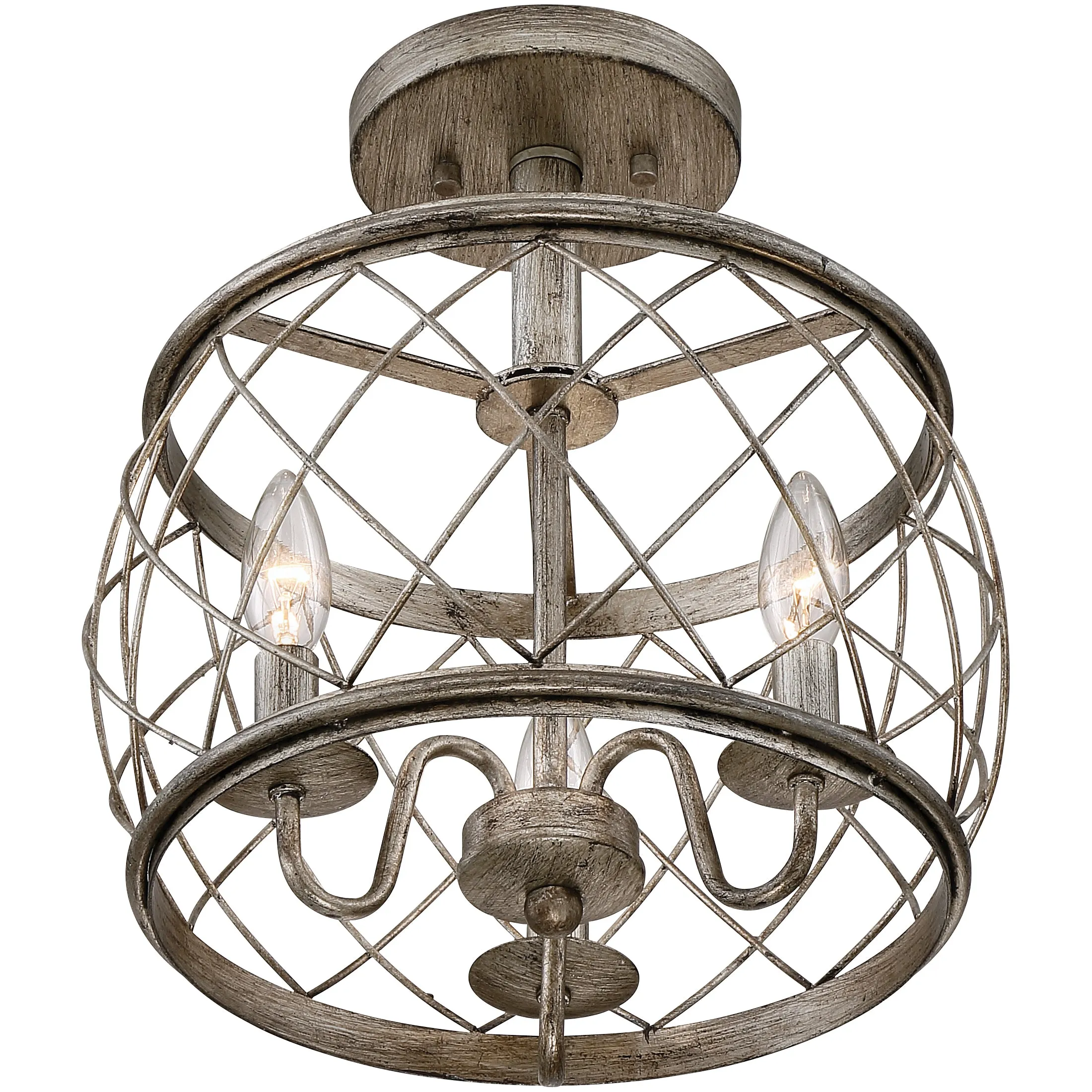 Dury Semi Flush Mount
