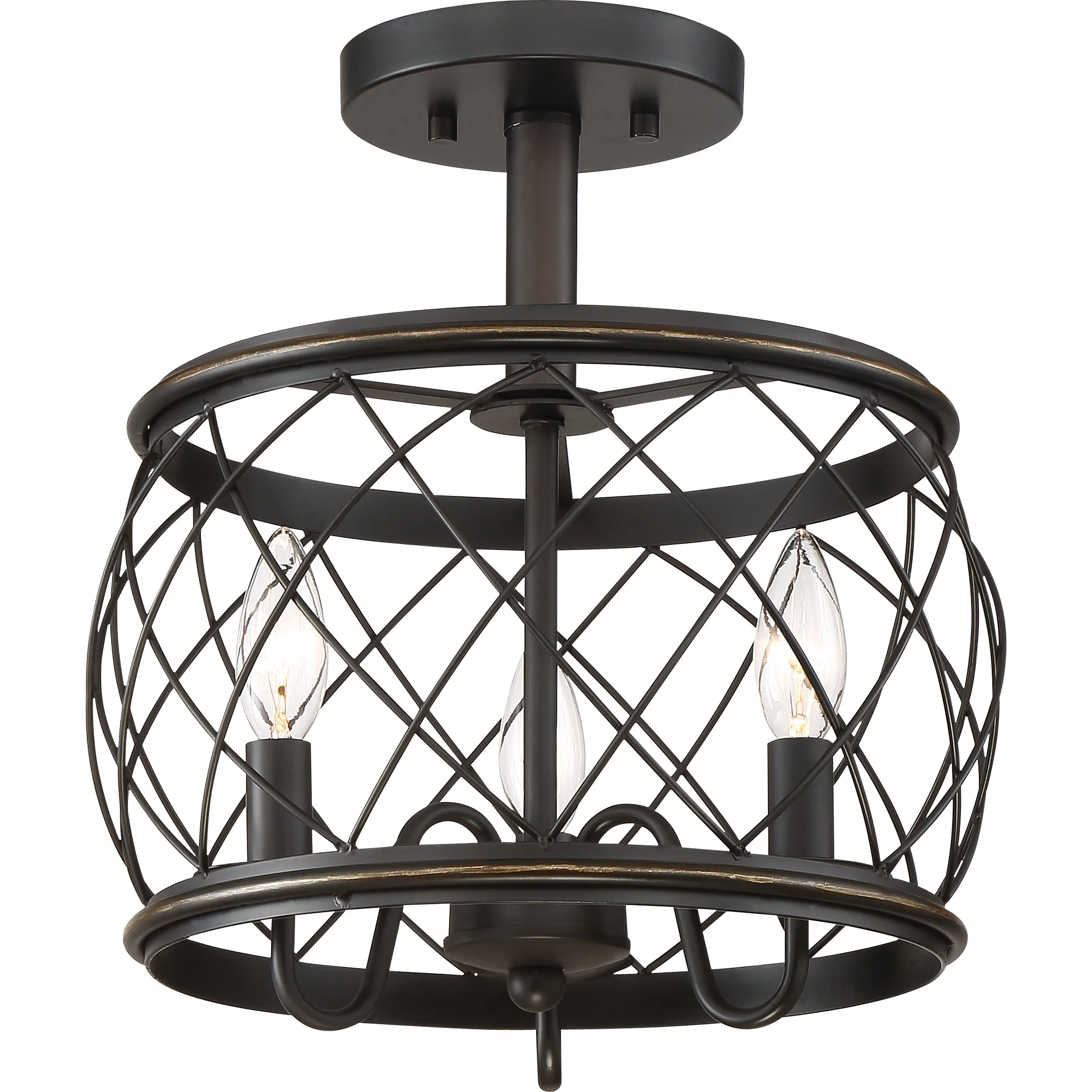 Dury Semi Flush Mount