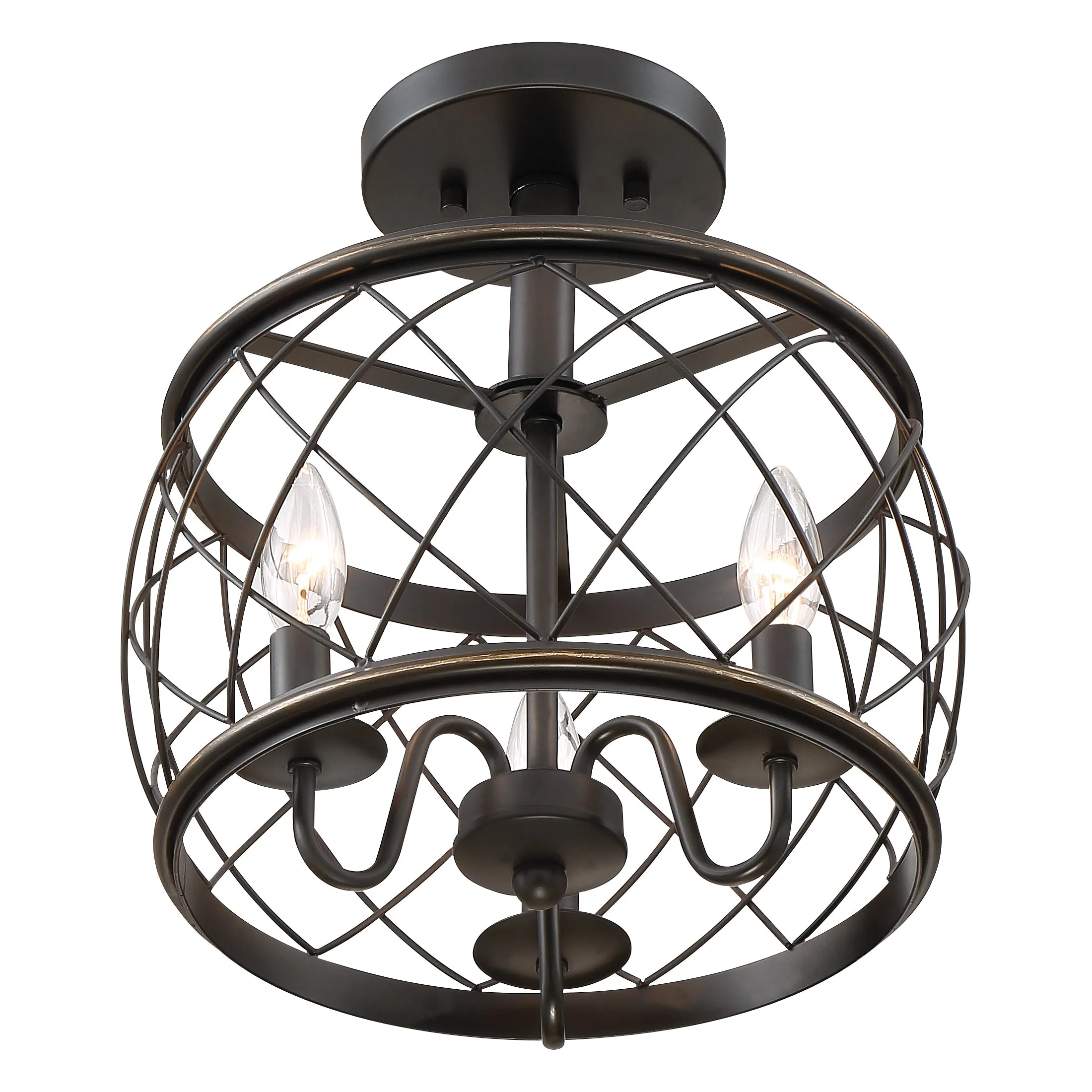 Dury Semi Flush Mount