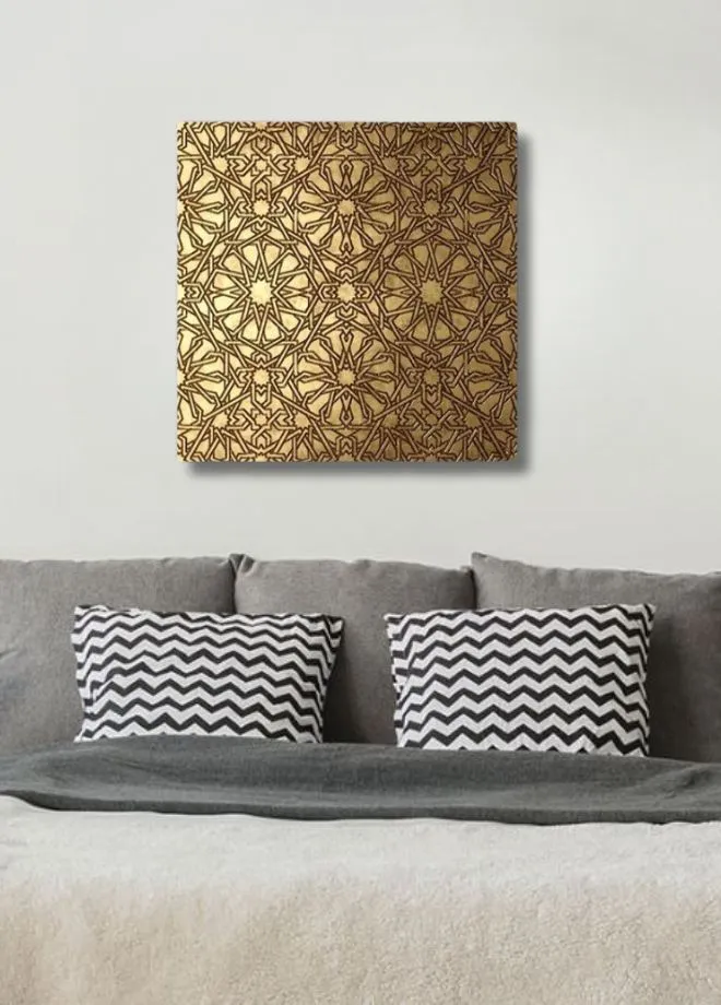 Elegant Hand-Painted Wall Art for Living Room & Bedroom – Canvas Wall Decor for Office Decoration