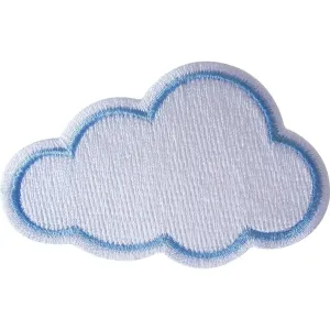 Embroidered Iron On Cloud Patch / Sew On Badge for Cloth Jacket Jeans Bag Crafts