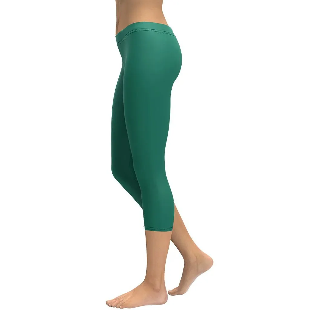 Emerald Green Capris