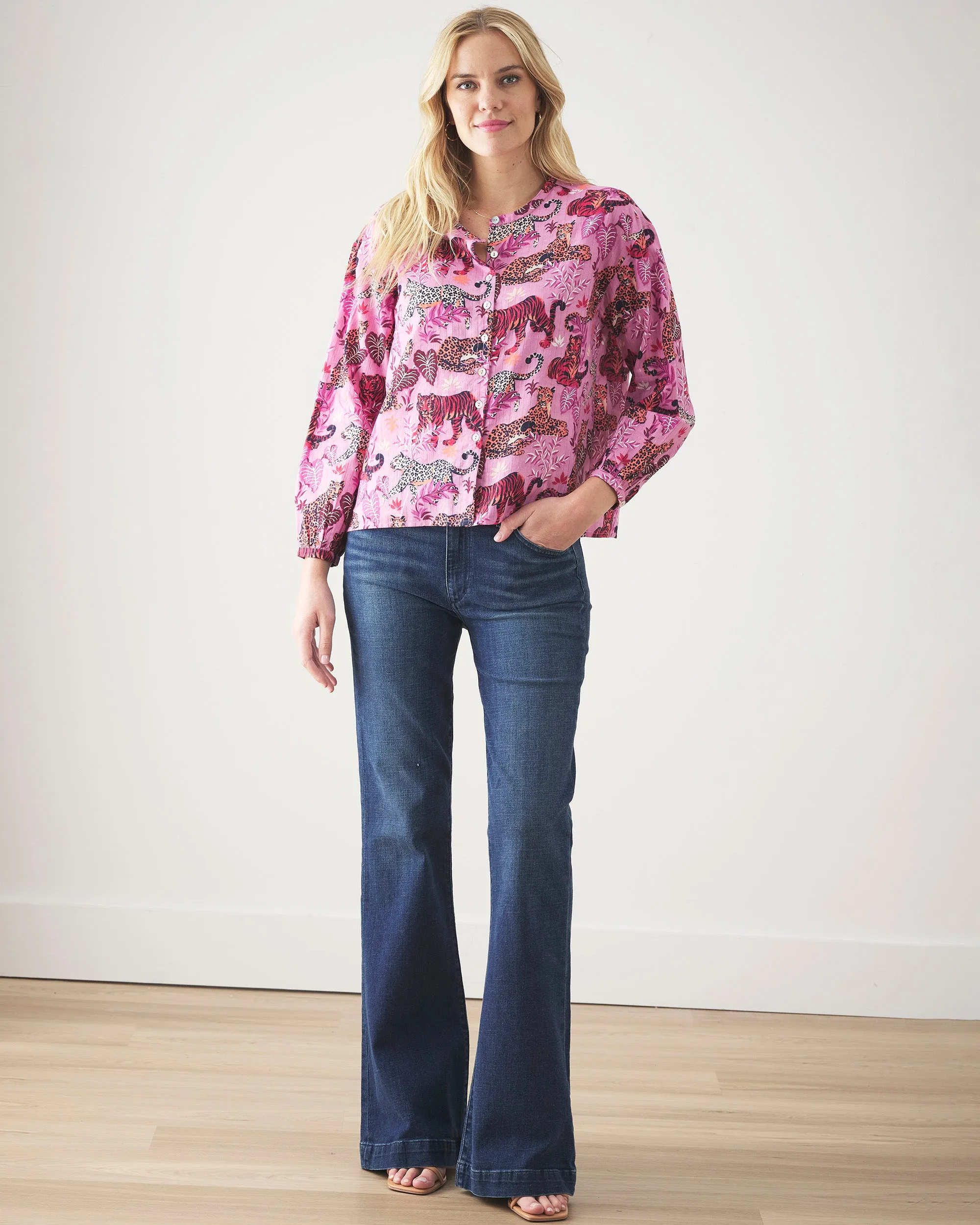 Feline Fatale - Big Plans Blouse - Lovely Lilac