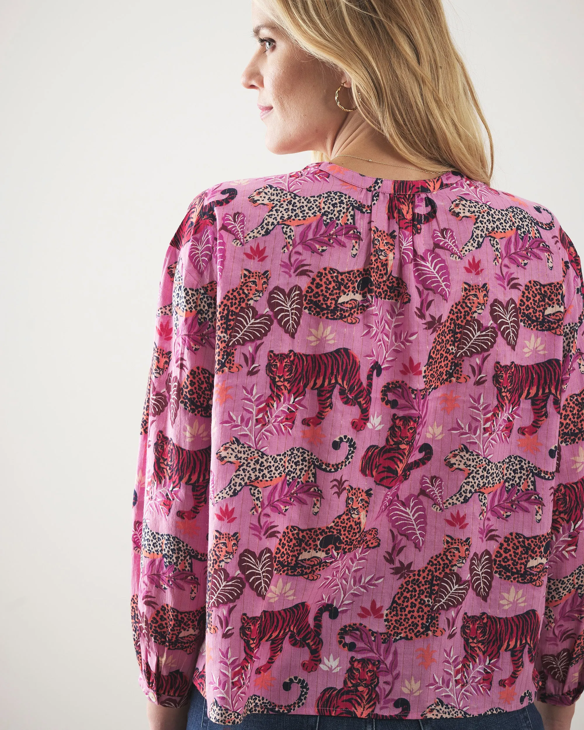 Feline Fatale - Big Plans Blouse - Lovely Lilac