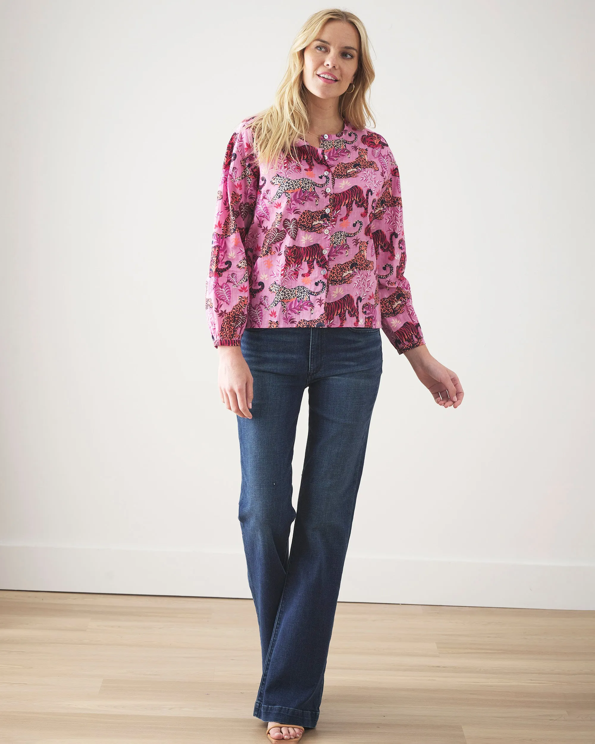 Feline Fatale - Big Plans Blouse - Lovely Lilac