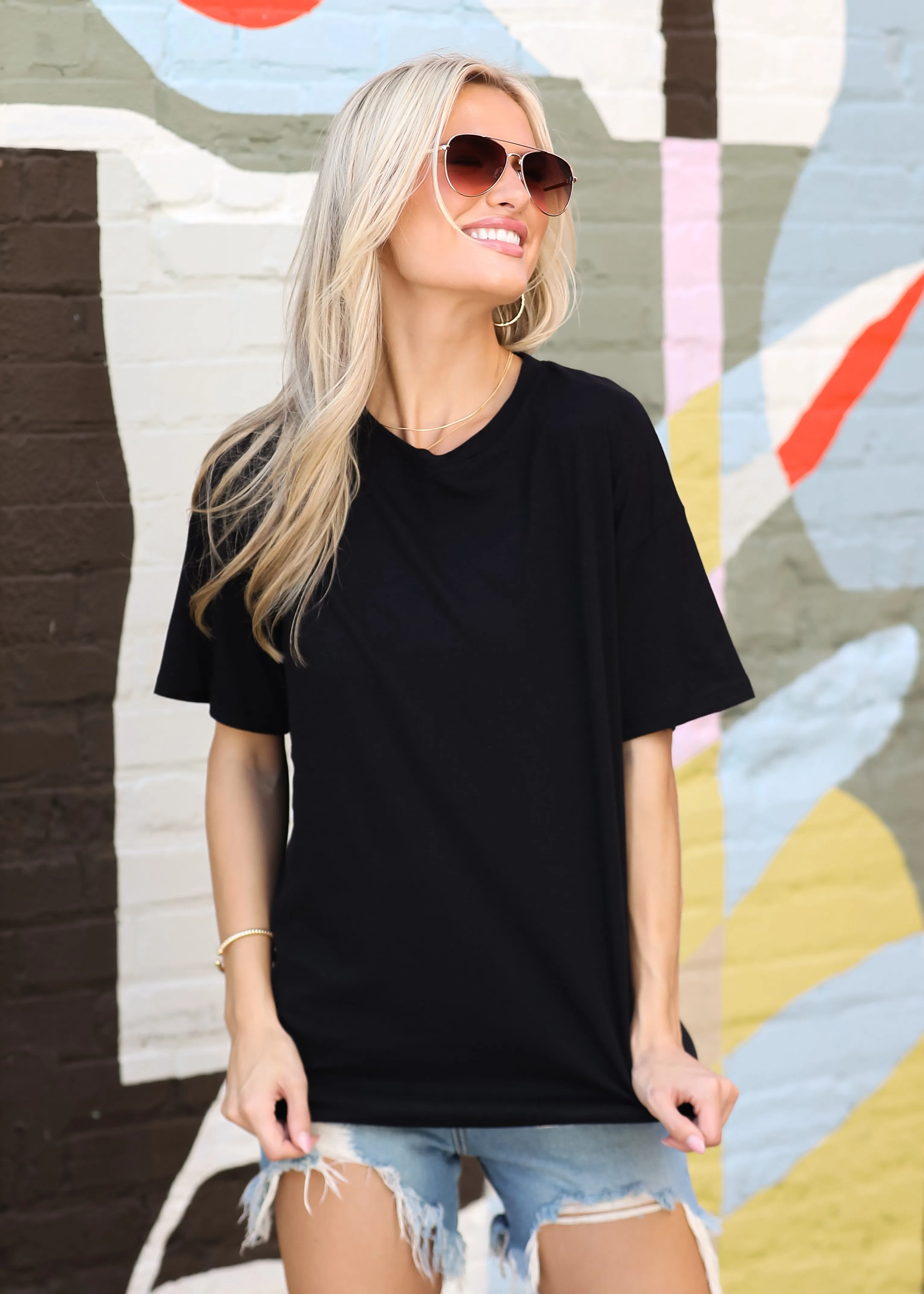 FINAL SALE - Stella Oversized Tee - DU DEAL