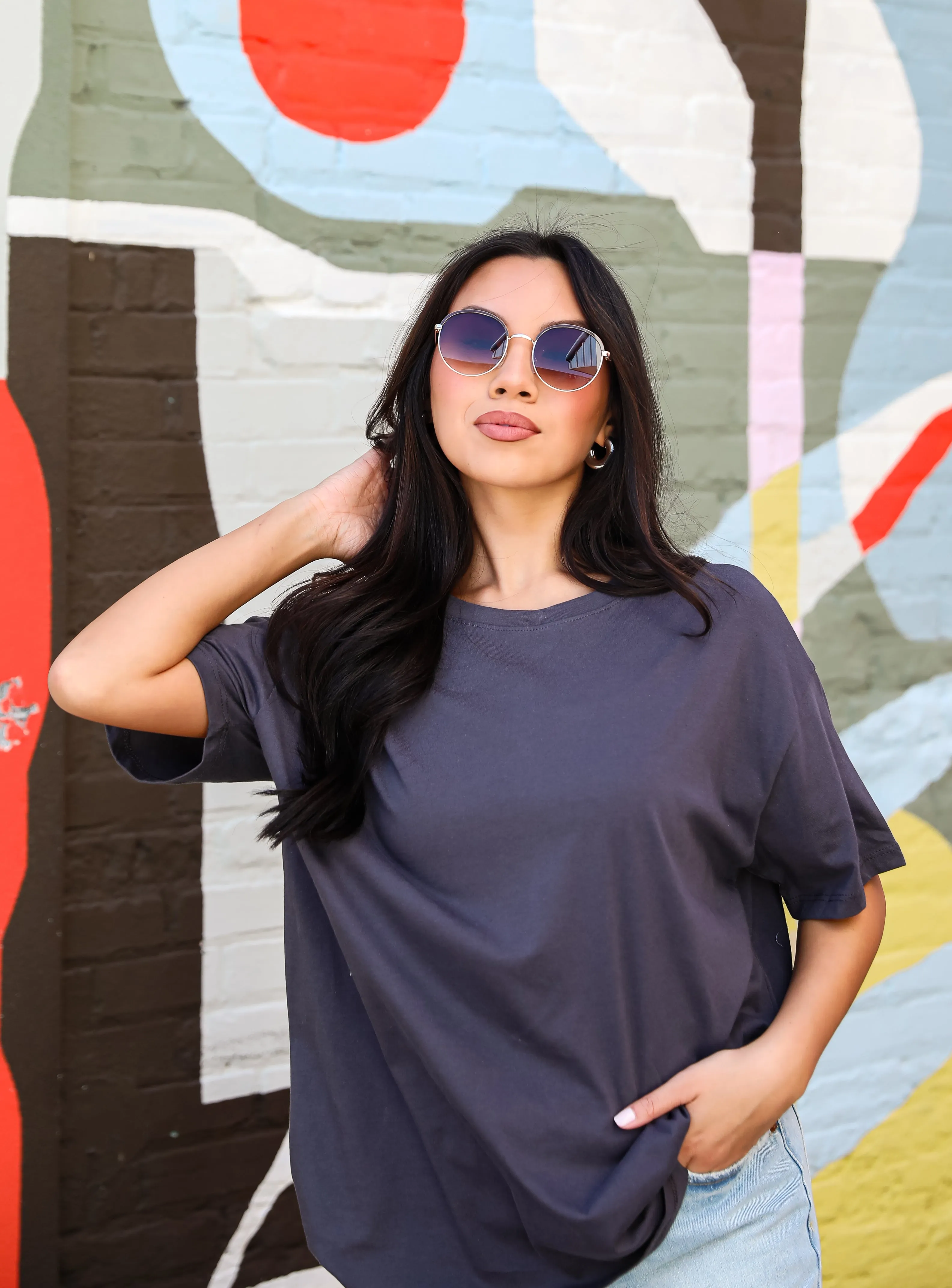 FINAL SALE - Stella Oversized Tee - DU DEAL