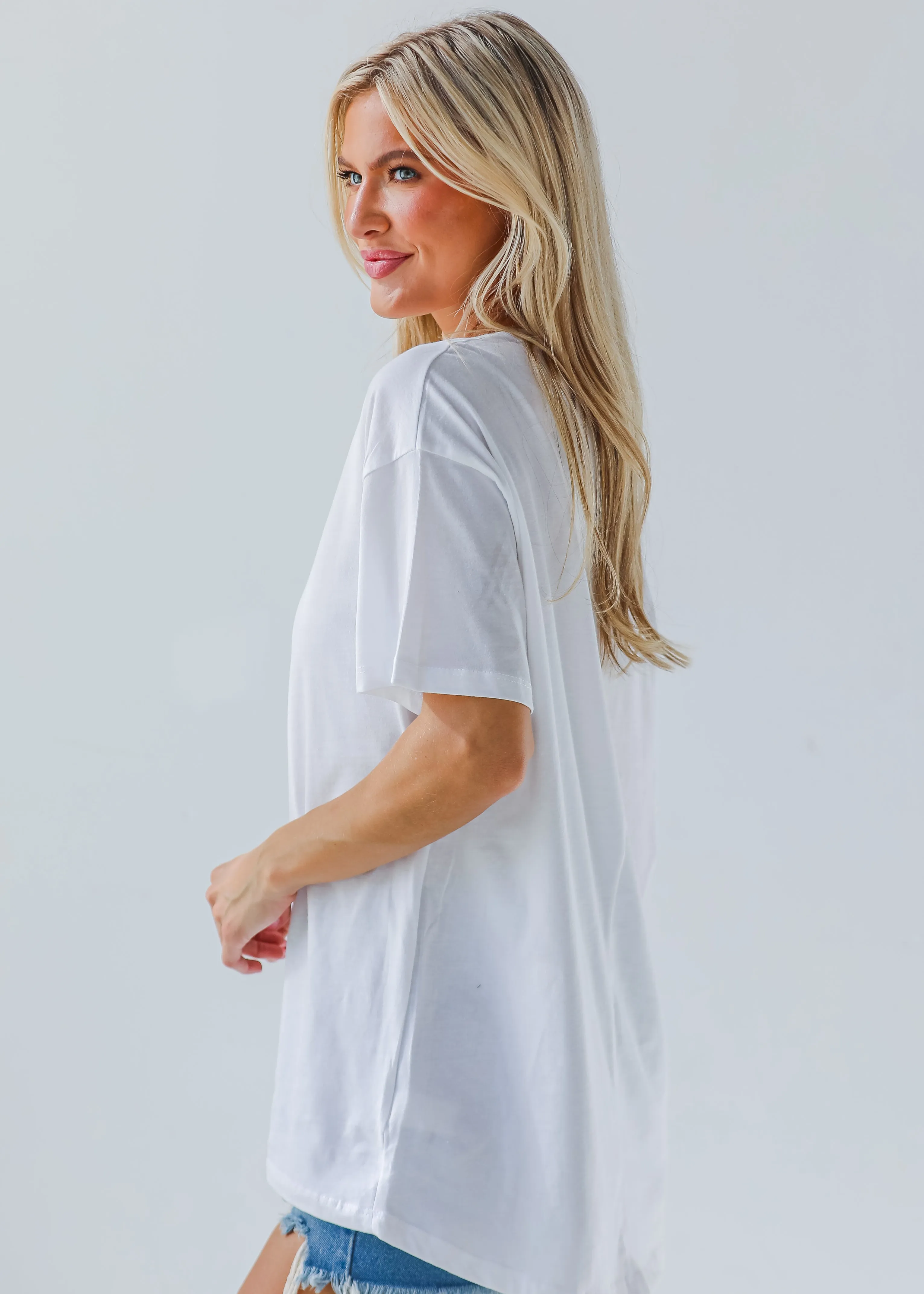 FINAL SALE - Stella Oversized Tee - DU DEAL