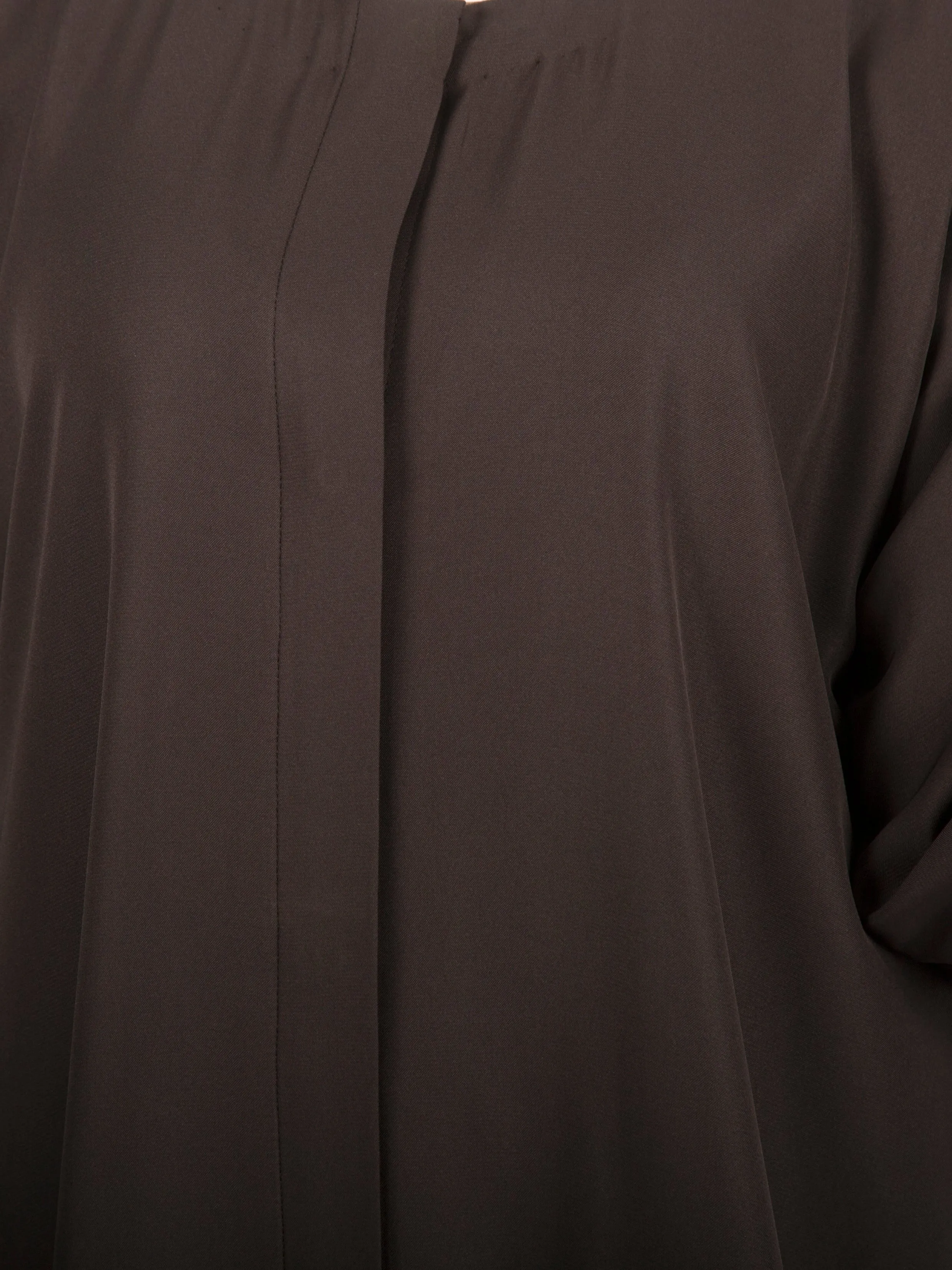 Flower Sequin Abaya (Charcoal)