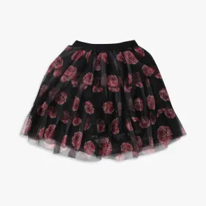 Girl's Regular Fit Printed Mid Rise Skirt