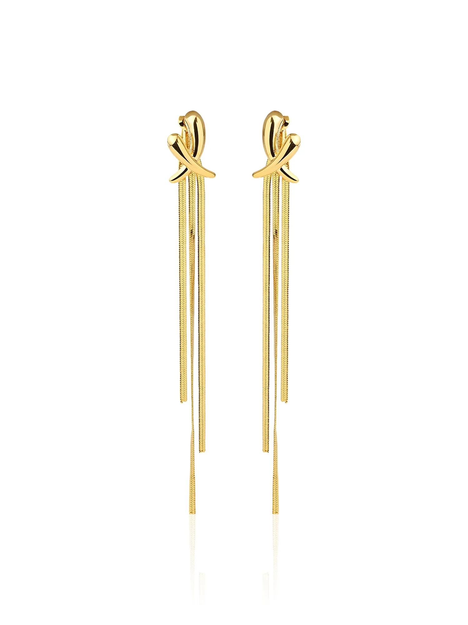 Graceful Chain Drop earrings