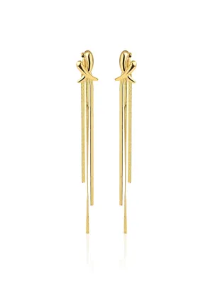 Graceful Chain Drop earrings