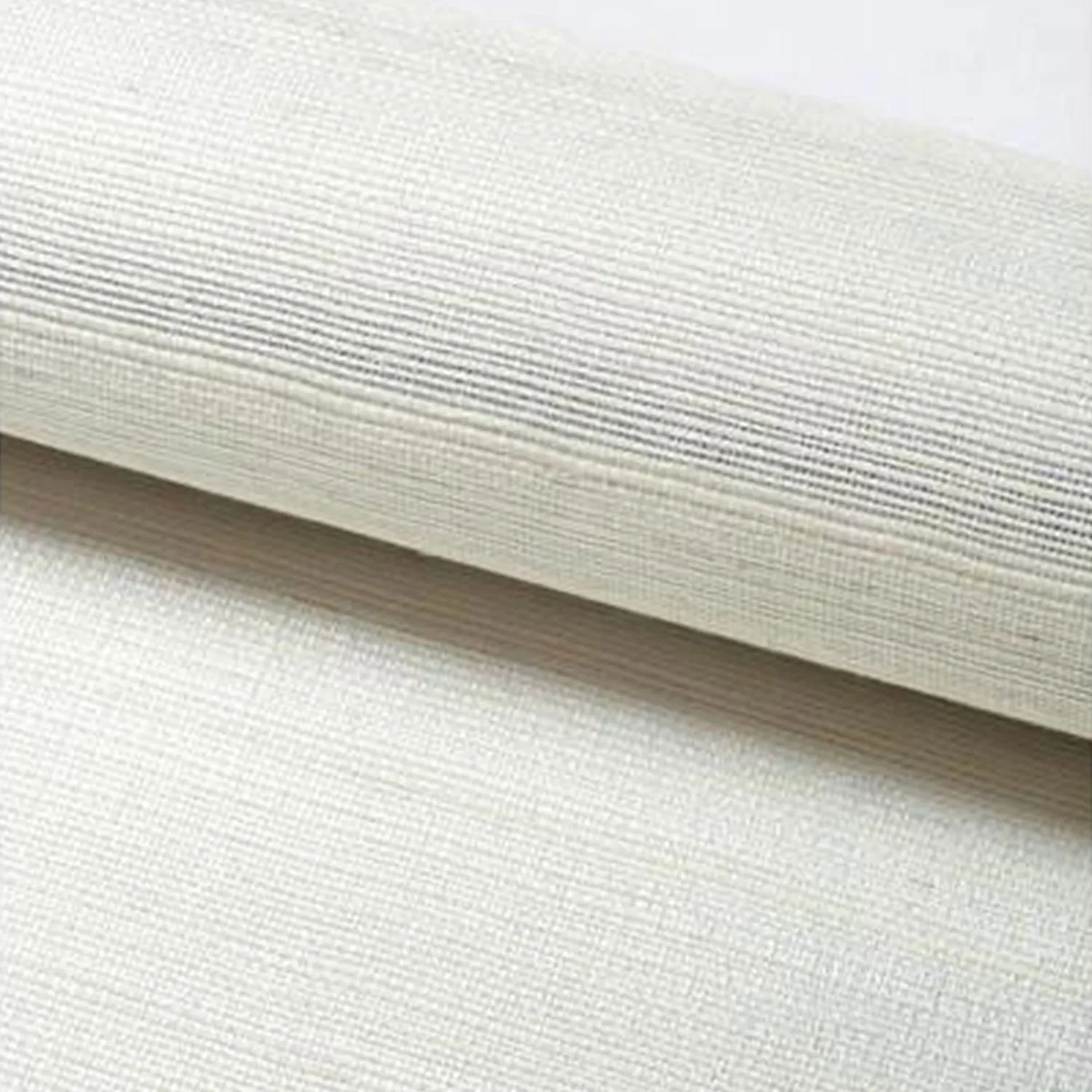 Grasscloth Wallpaper in Pearl
