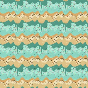 Ice Cream Drips - Blue
