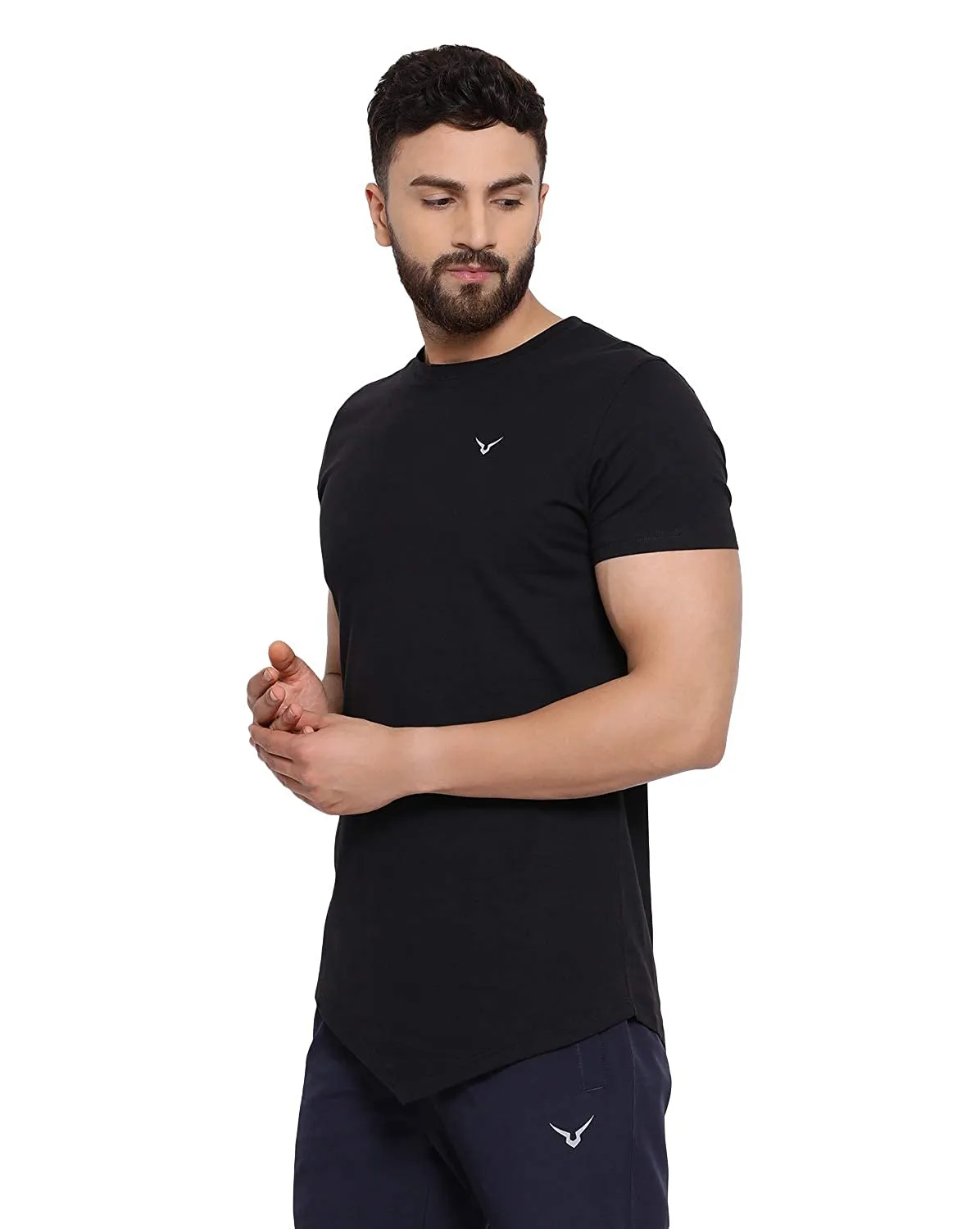 Invincible Men’s Slim Fit Asymmetrical T-Shirt