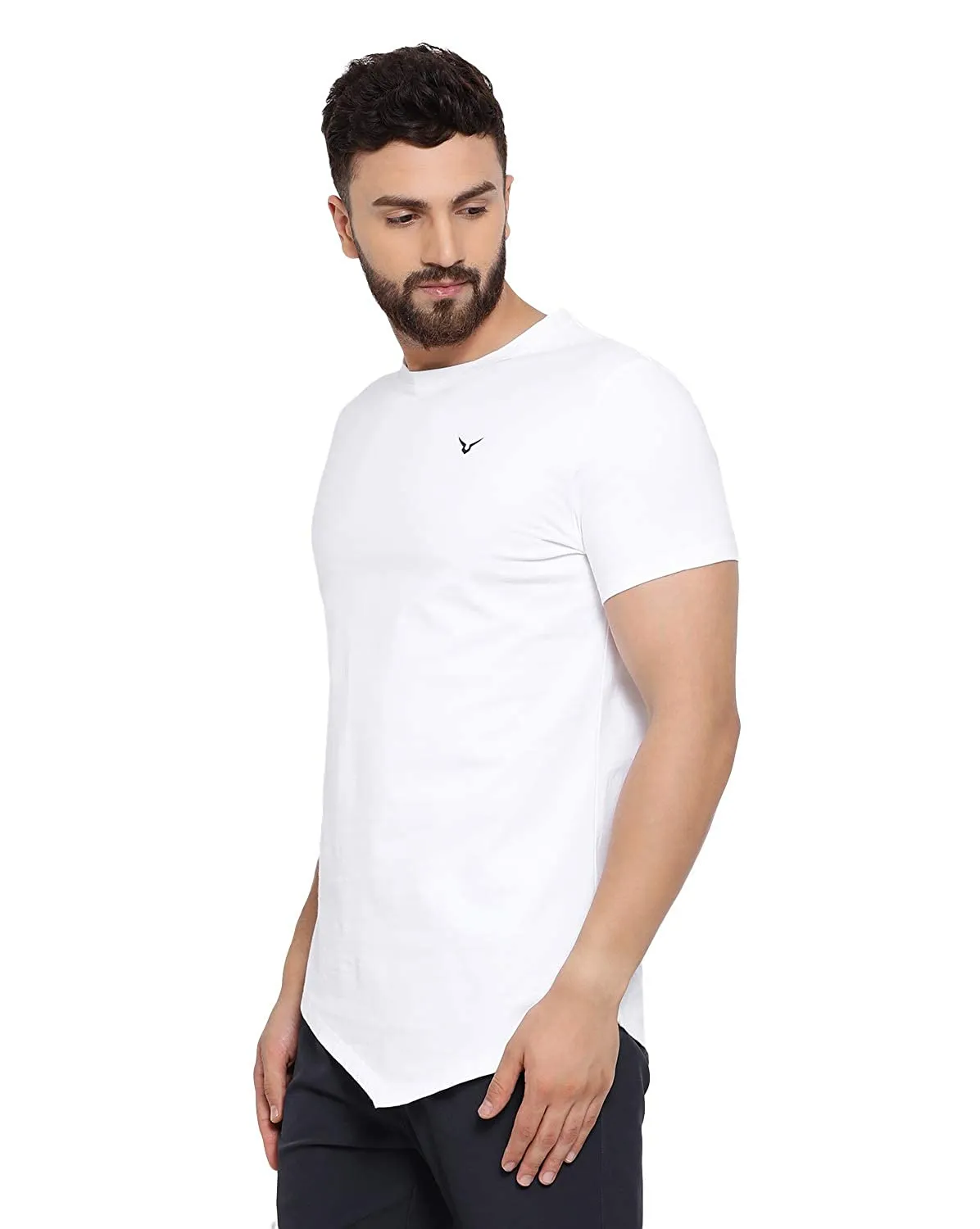 Invincible Men’s Slim Fit Asymmetrical T-Shirt