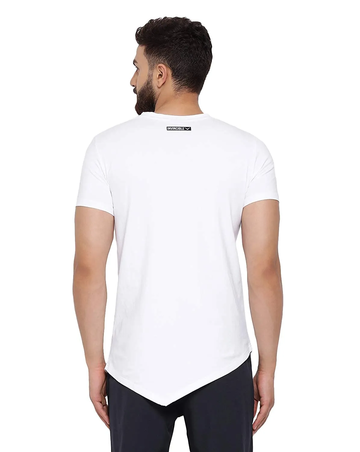 Invincible Men’s Slim Fit Asymmetrical T-Shirt