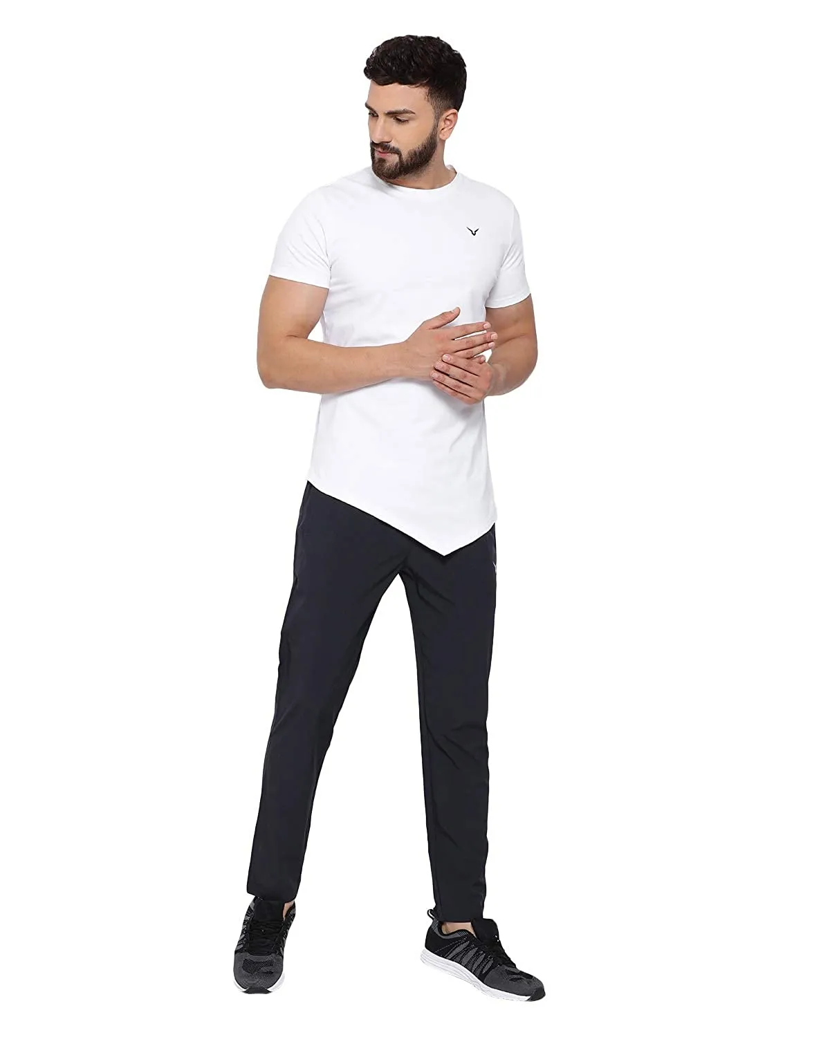 Invincible Men’s Slim Fit Asymmetrical T-Shirt