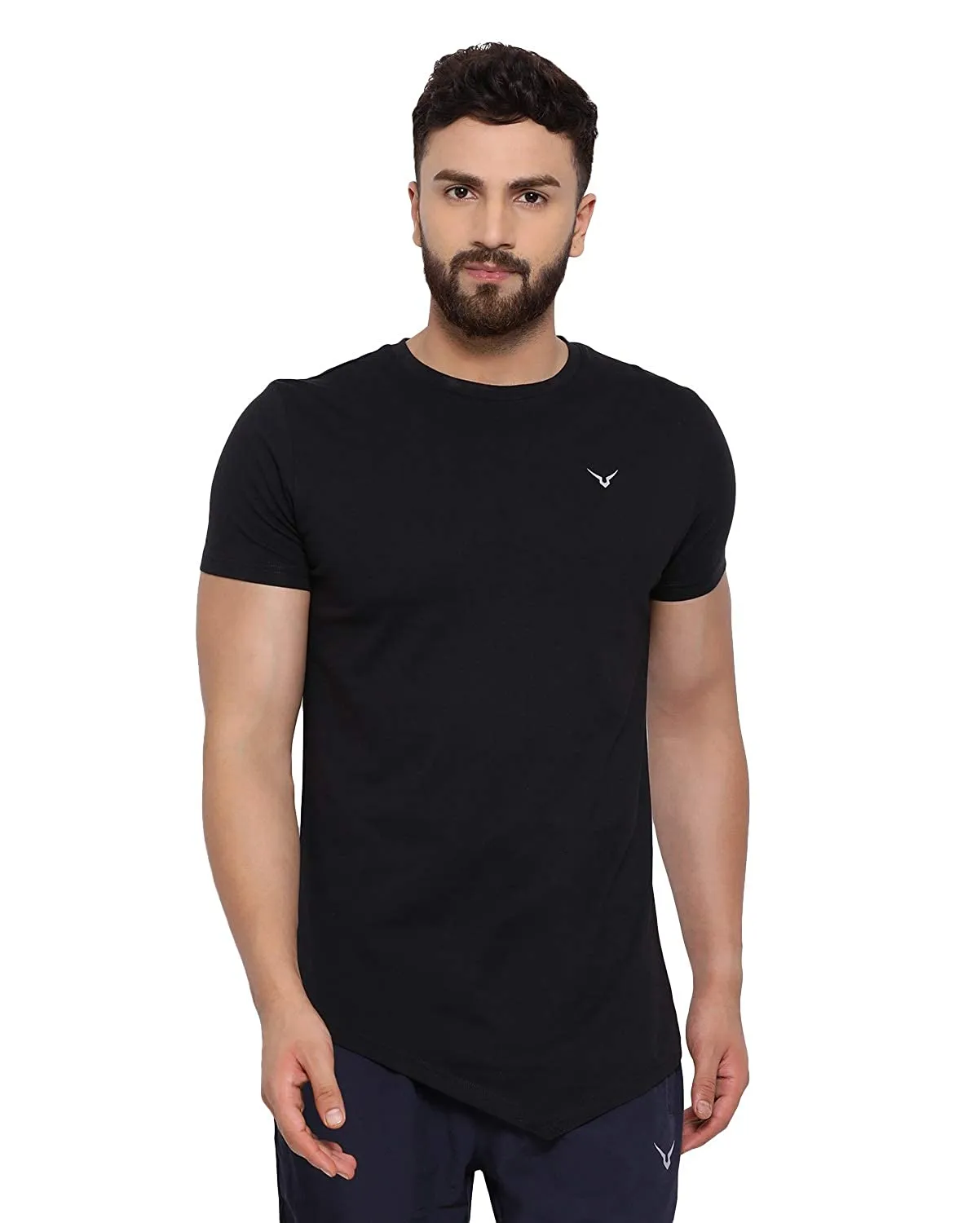 Invincible Men’s Slim Fit Asymmetrical T-Shirt