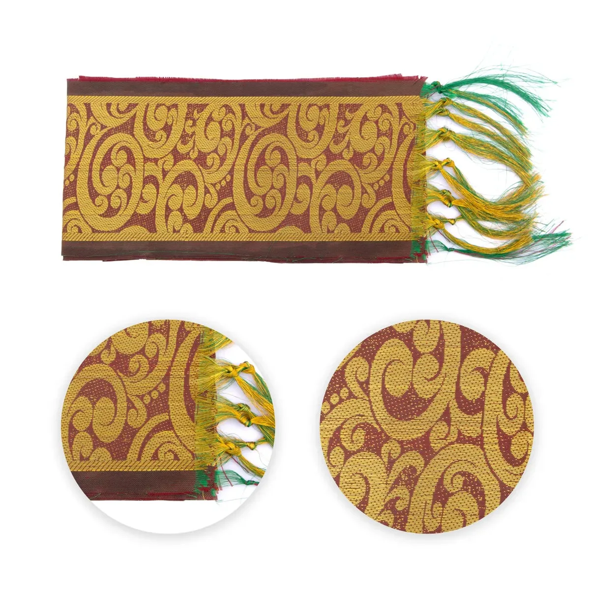 Jari Shawl - 1.80 Mtrs | Jari Design Vastram/ Angavastra for Men