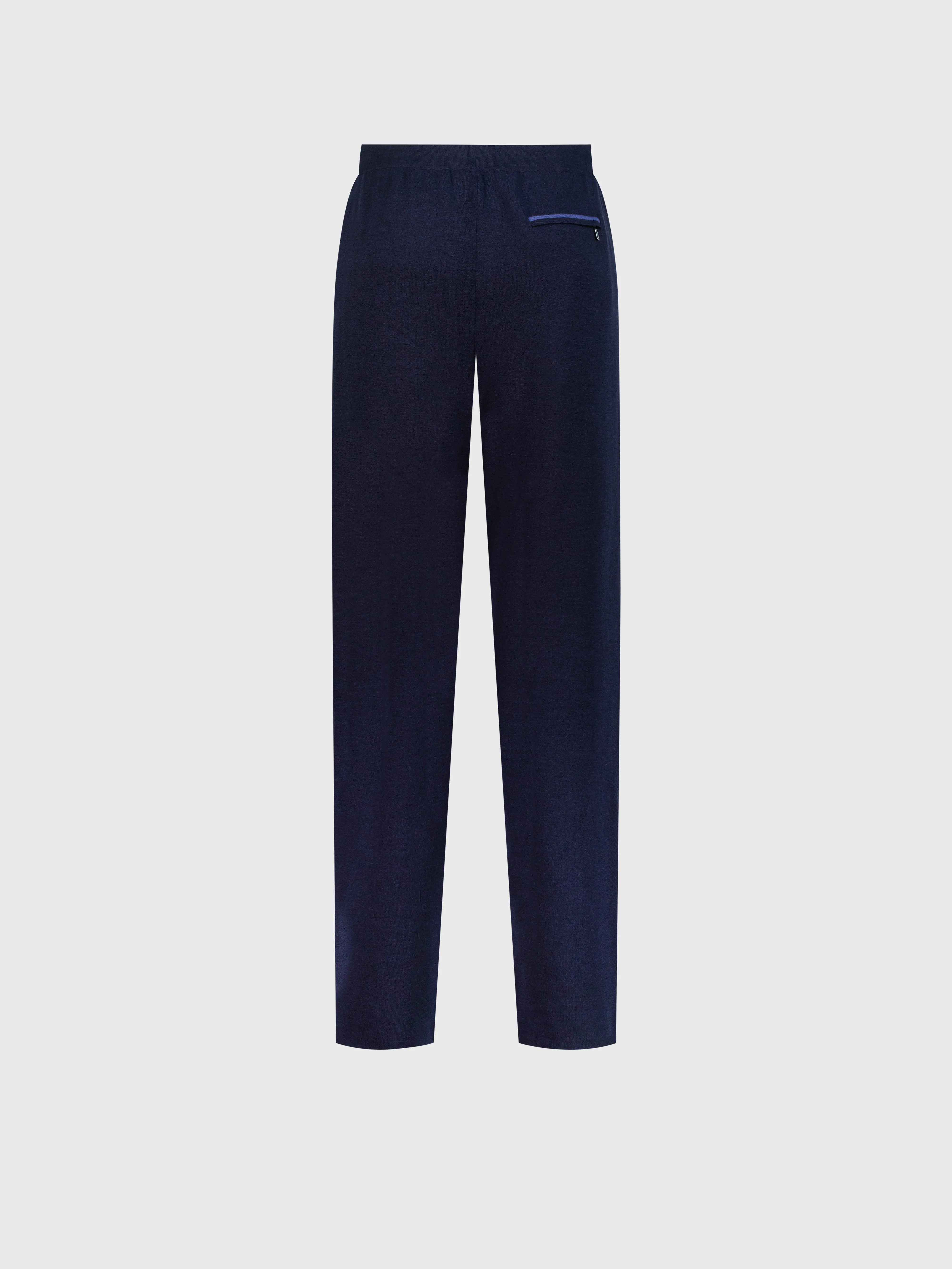 Jogging Suit with Geometric Pattern Dark Navy
