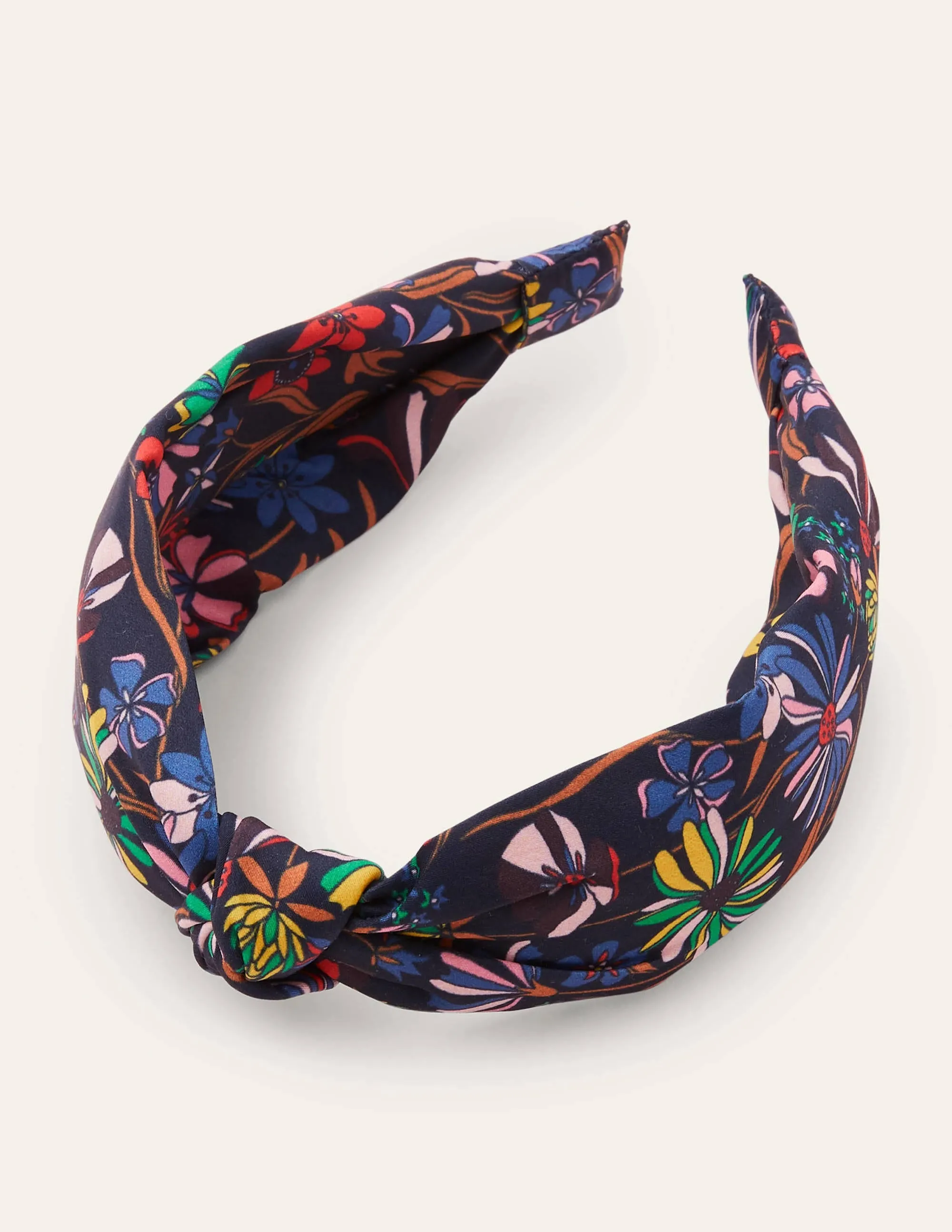 Knotted Headband-Black, Wild Dandelion