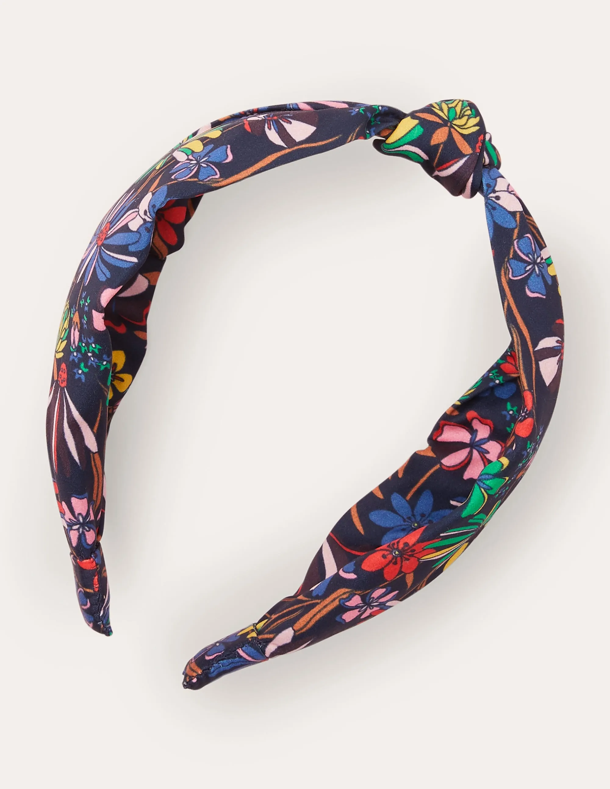 Knotted Headband-Black, Wild Dandelion