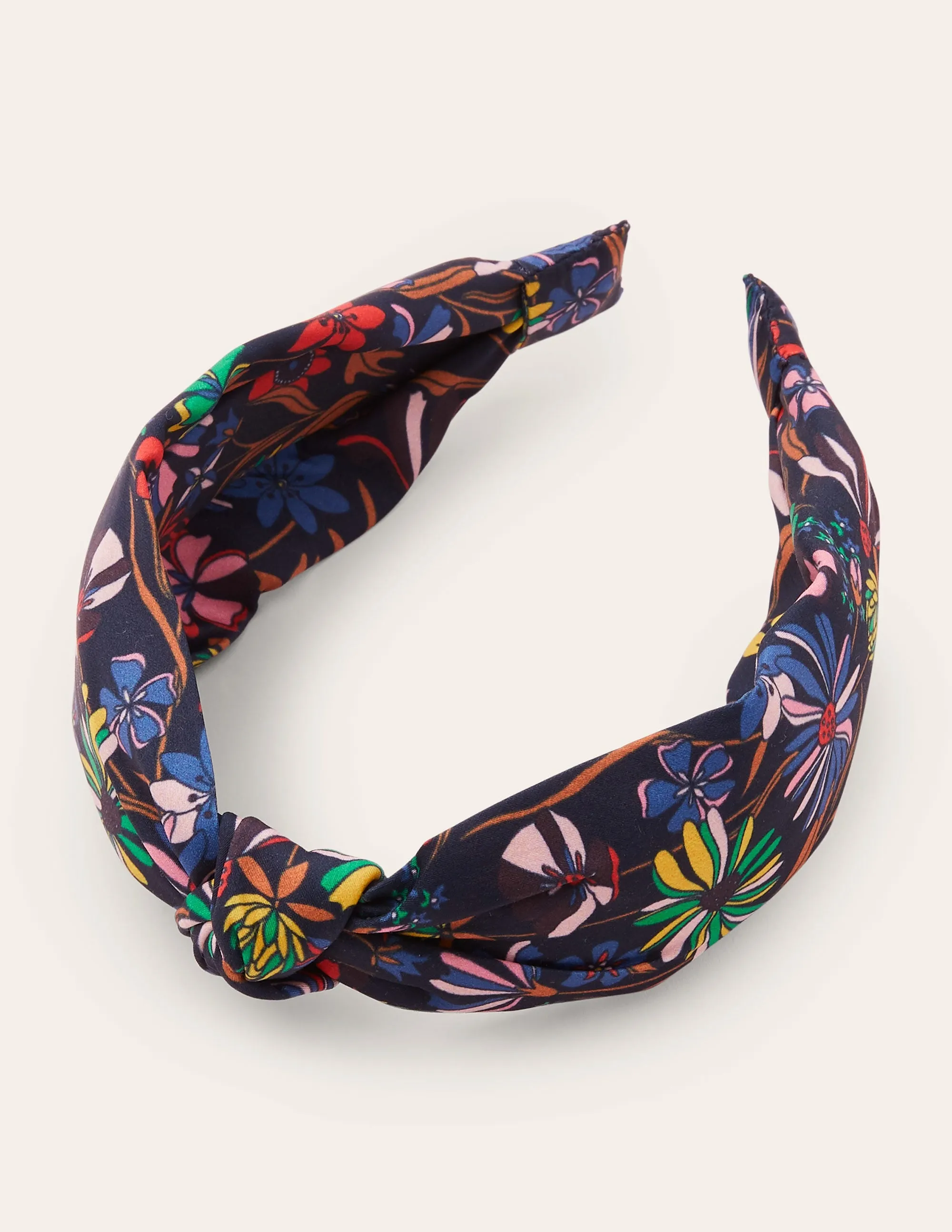 Knotted Headband-Black, Wild Dandelion