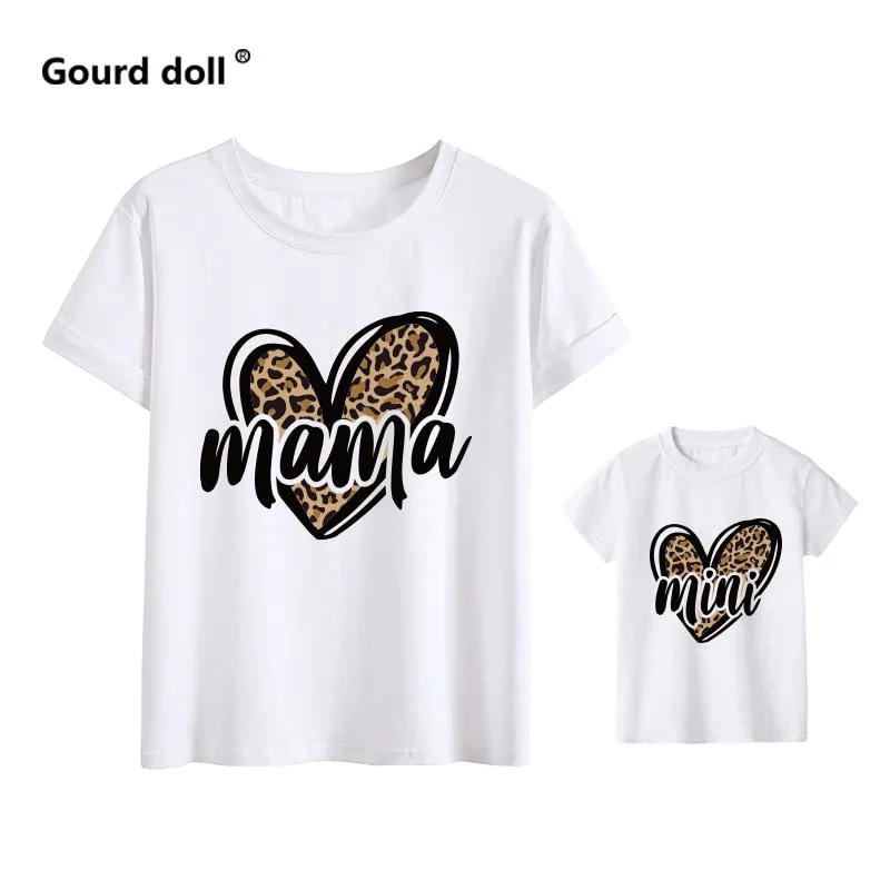 Mama and Mini - Mother & Daughter Matching Outfits - Leopard
