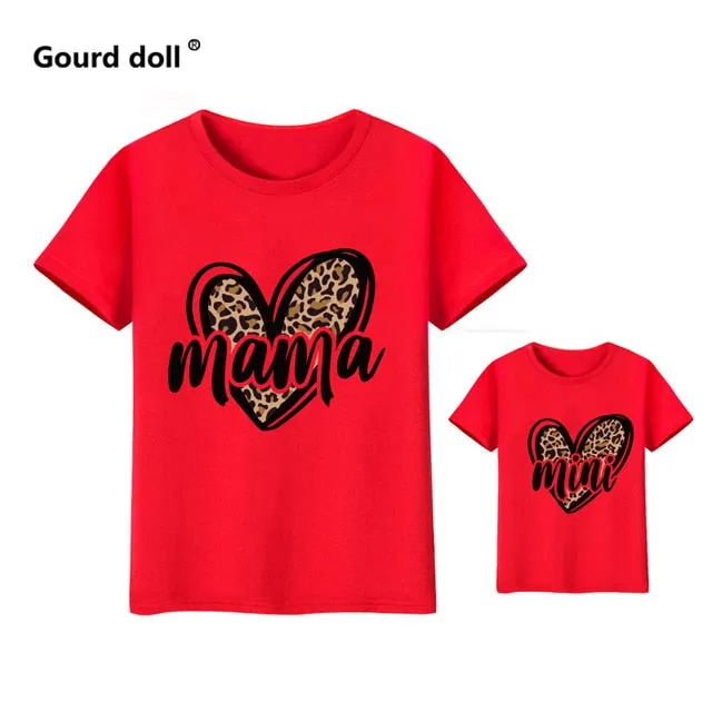 Mama and Mini - Mother & Daughter Matching Outfits - Leopard